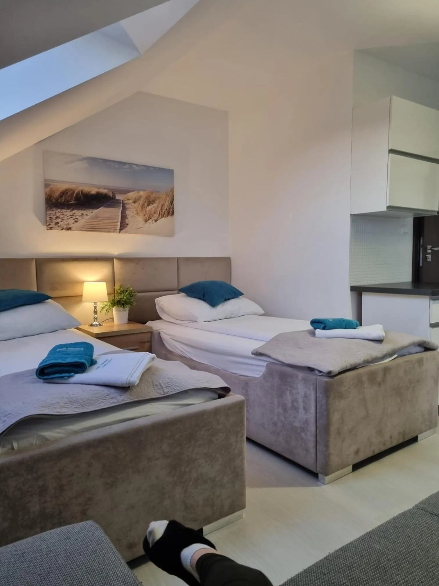 Bed in Pensjonat Dziki Zakątek