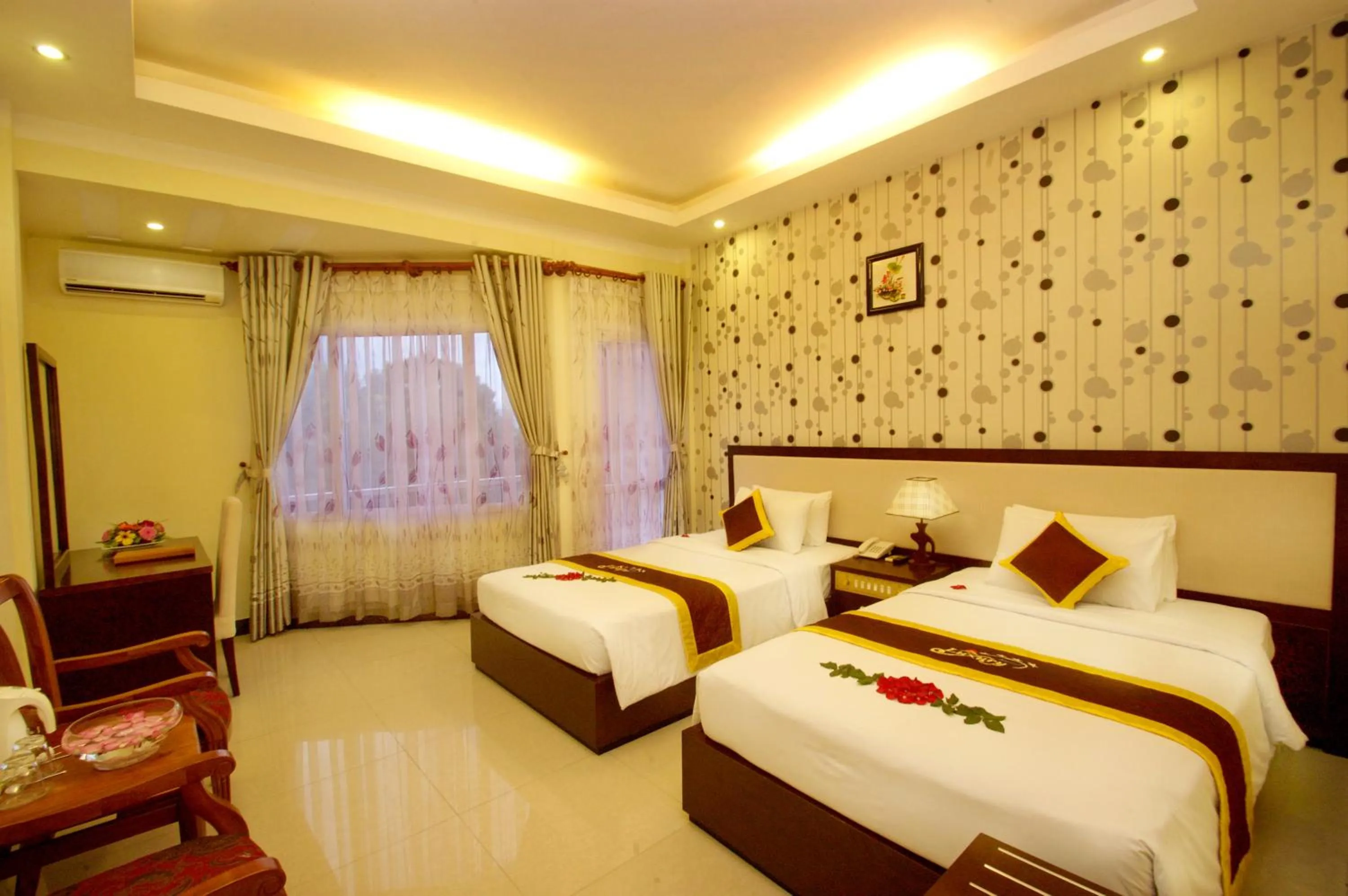 Photo of the whole room, Bed in Luxury Nha Trang Hotel