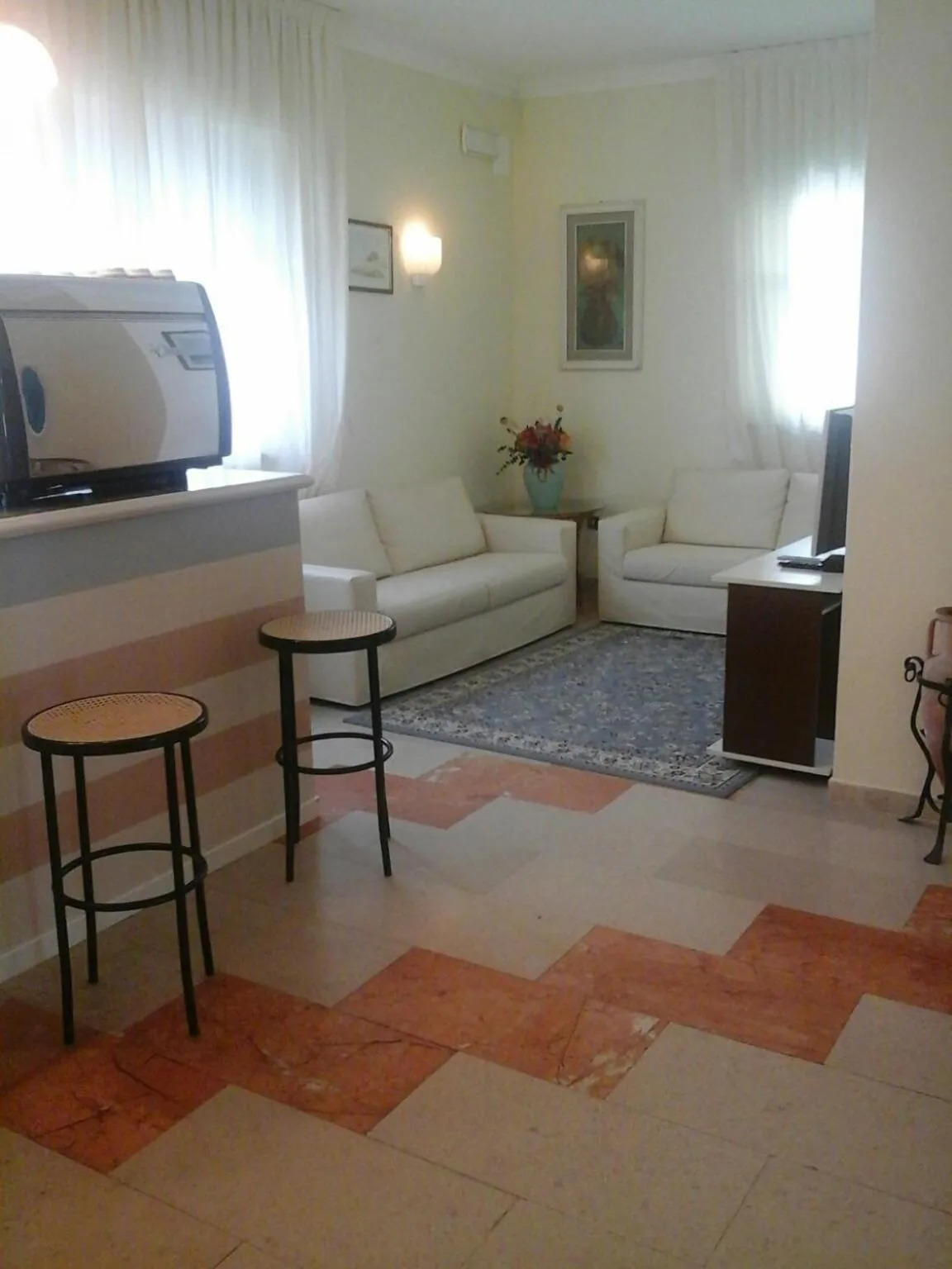 Living room in Hotel Laurin