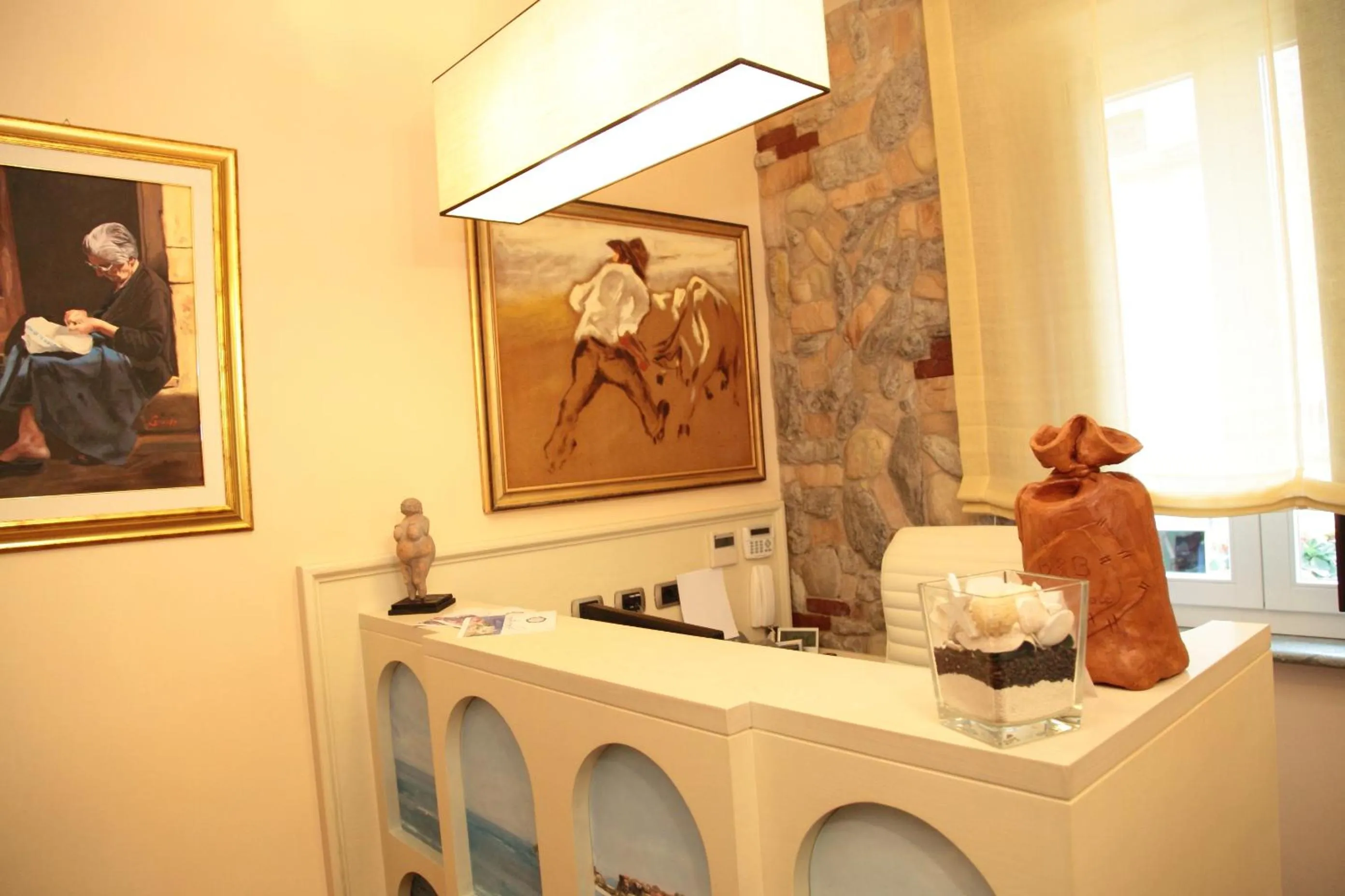 Lobby or reception in Portercole B&B