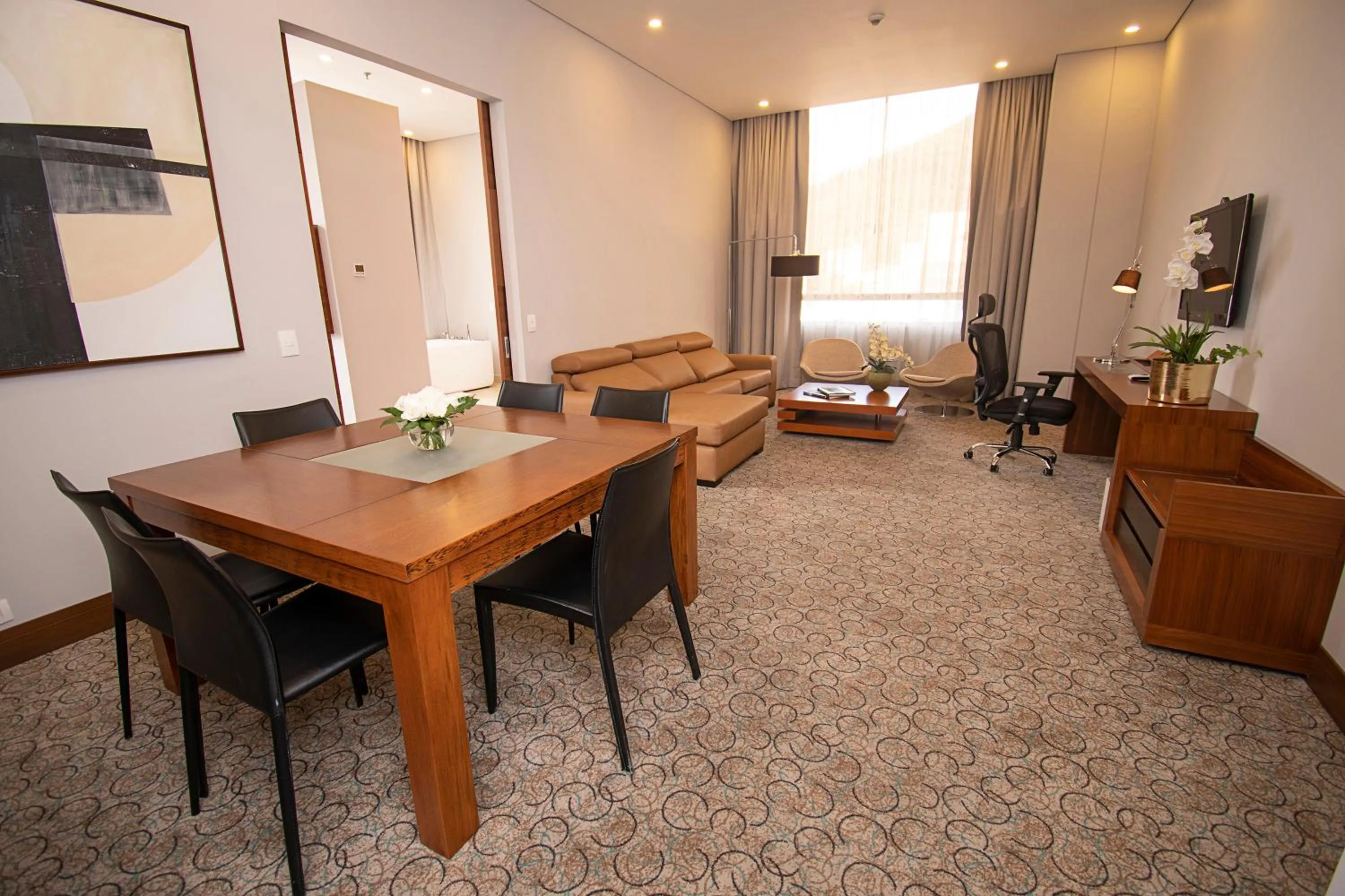 Living room in DoubleTree by Hilton Bogota Parque 93