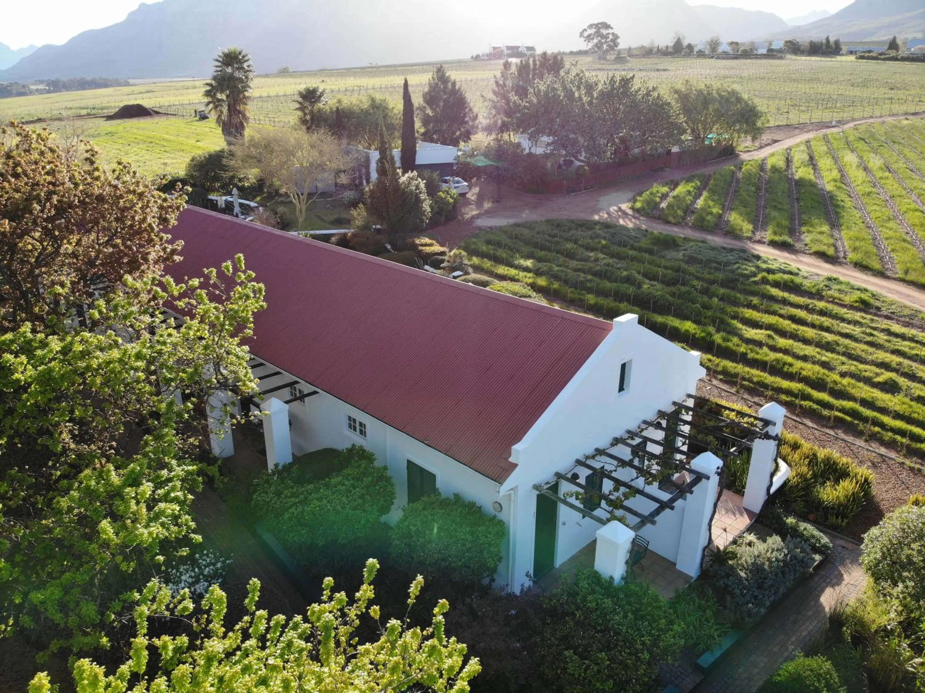 Bird's eye view in Eikendal Lodge