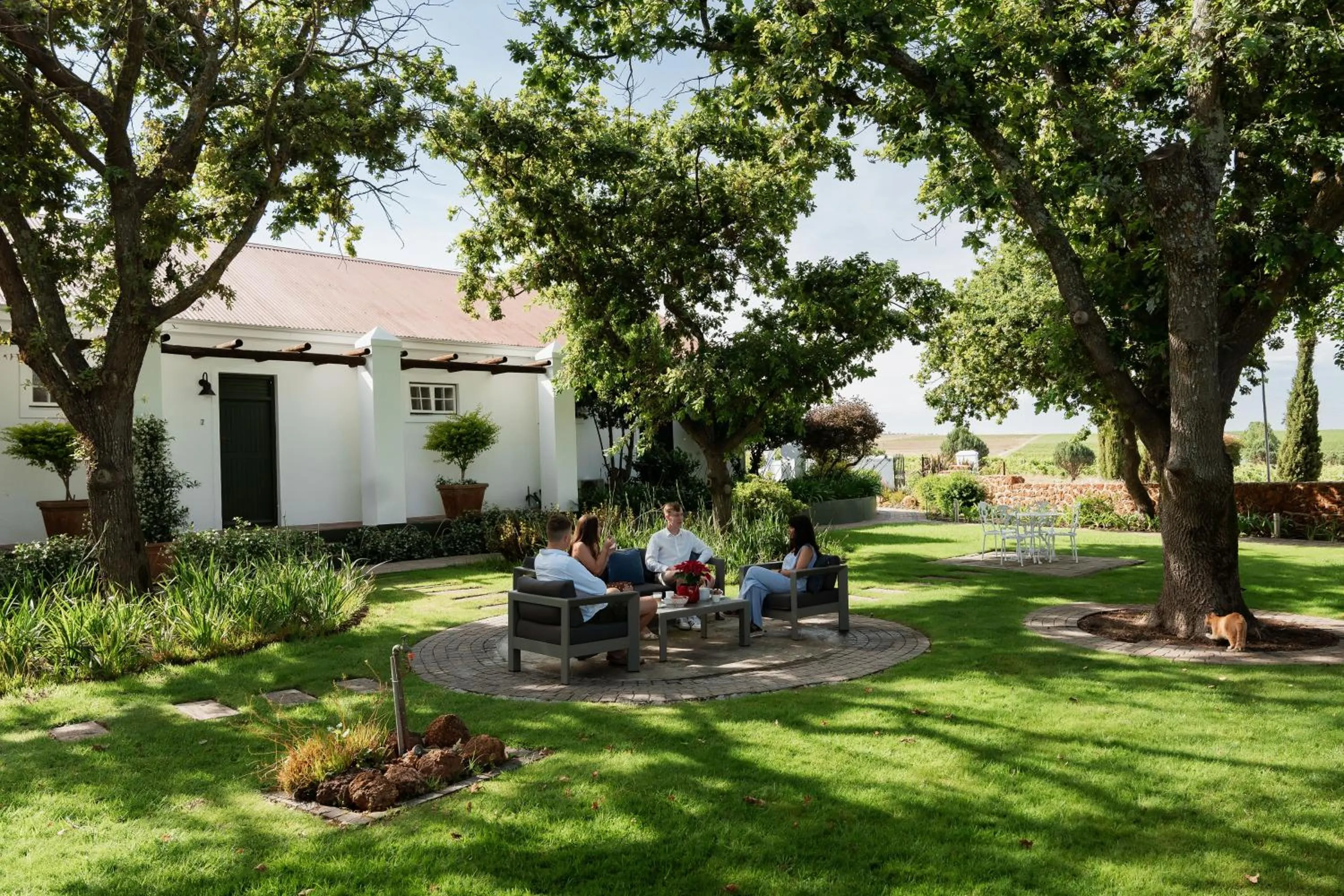 Garden in Eikendal Lodge