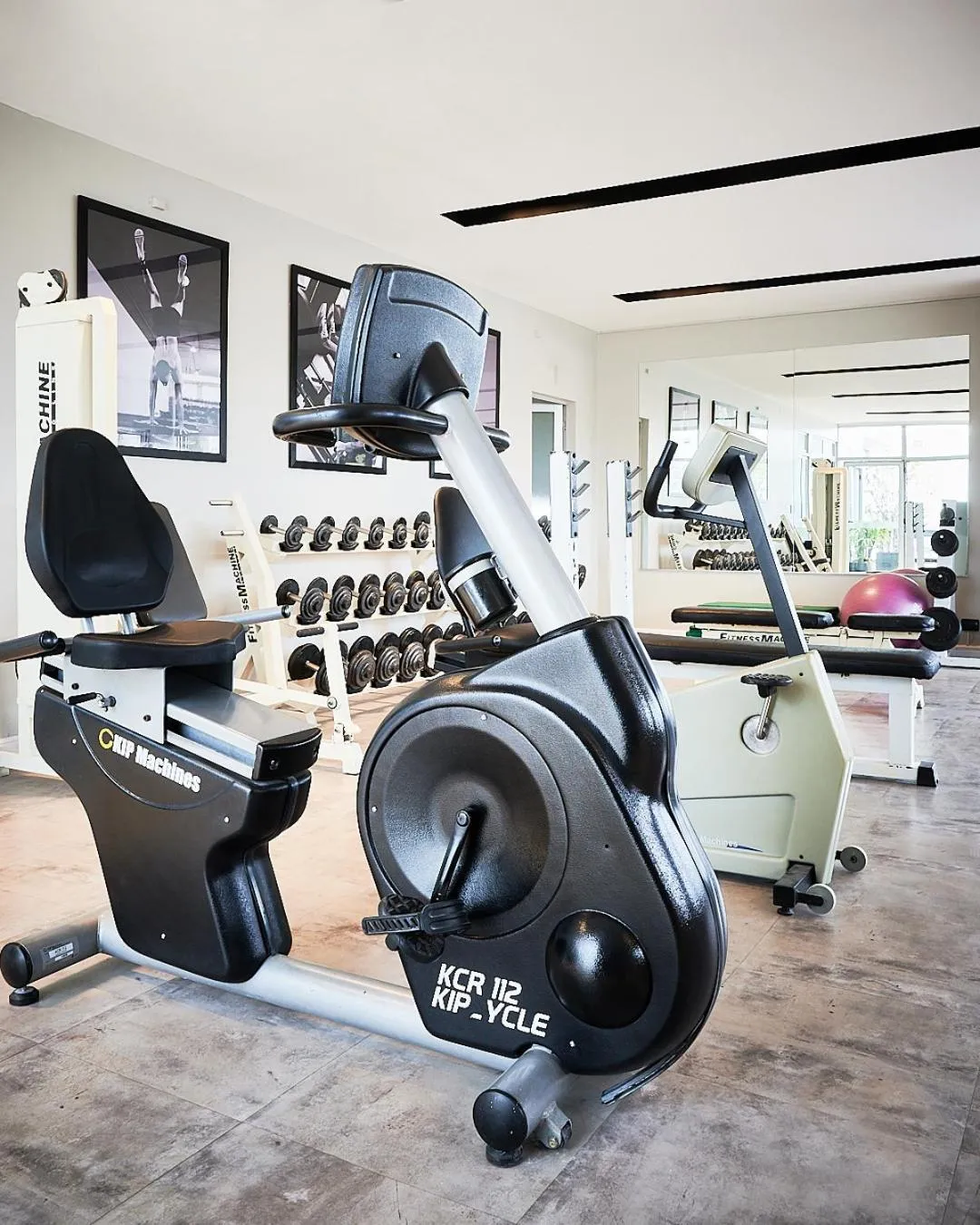 Fitness centre/facilities in Plaza Real Suites Hotel