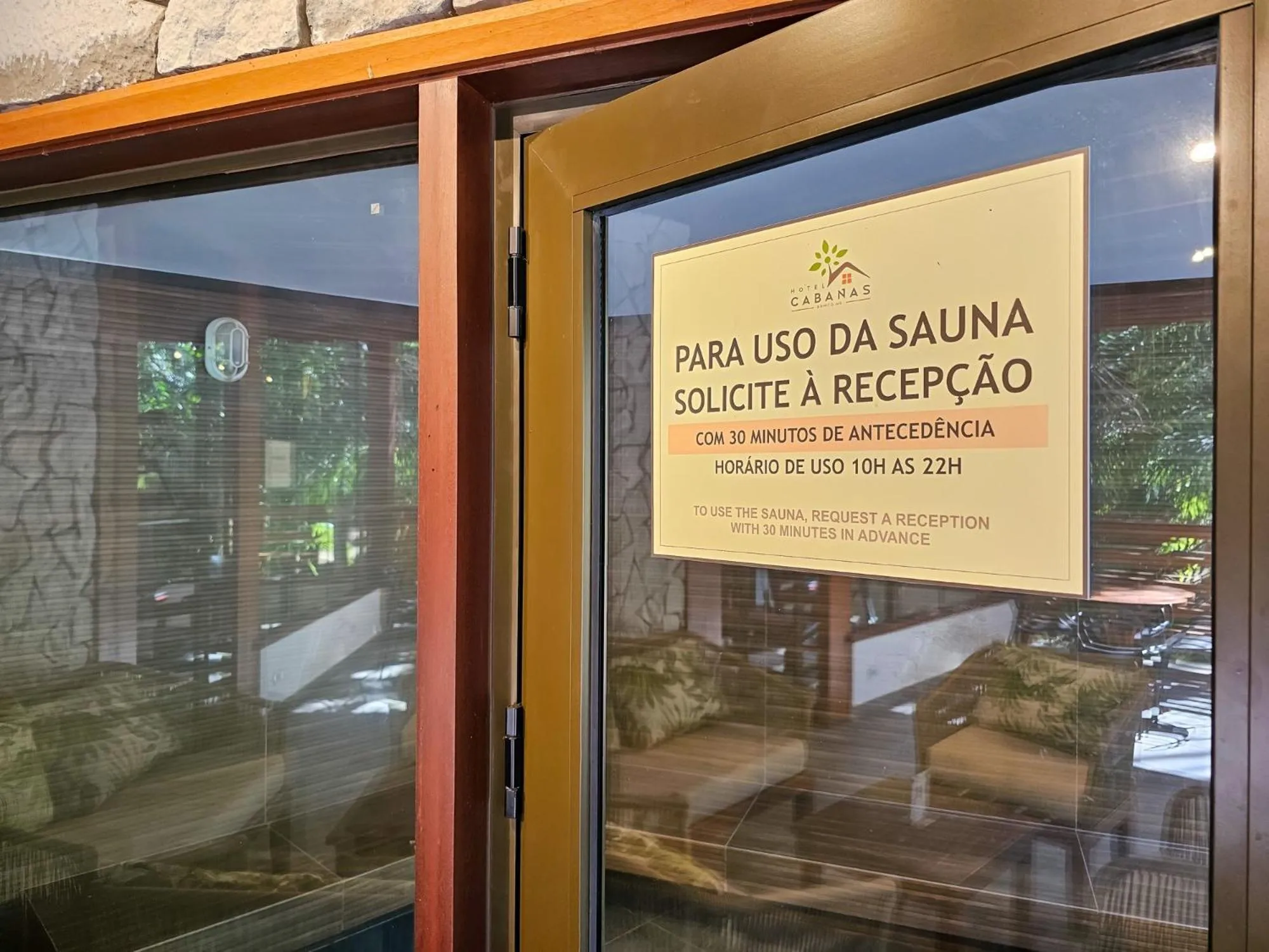Sauna in Hotel Cabanas