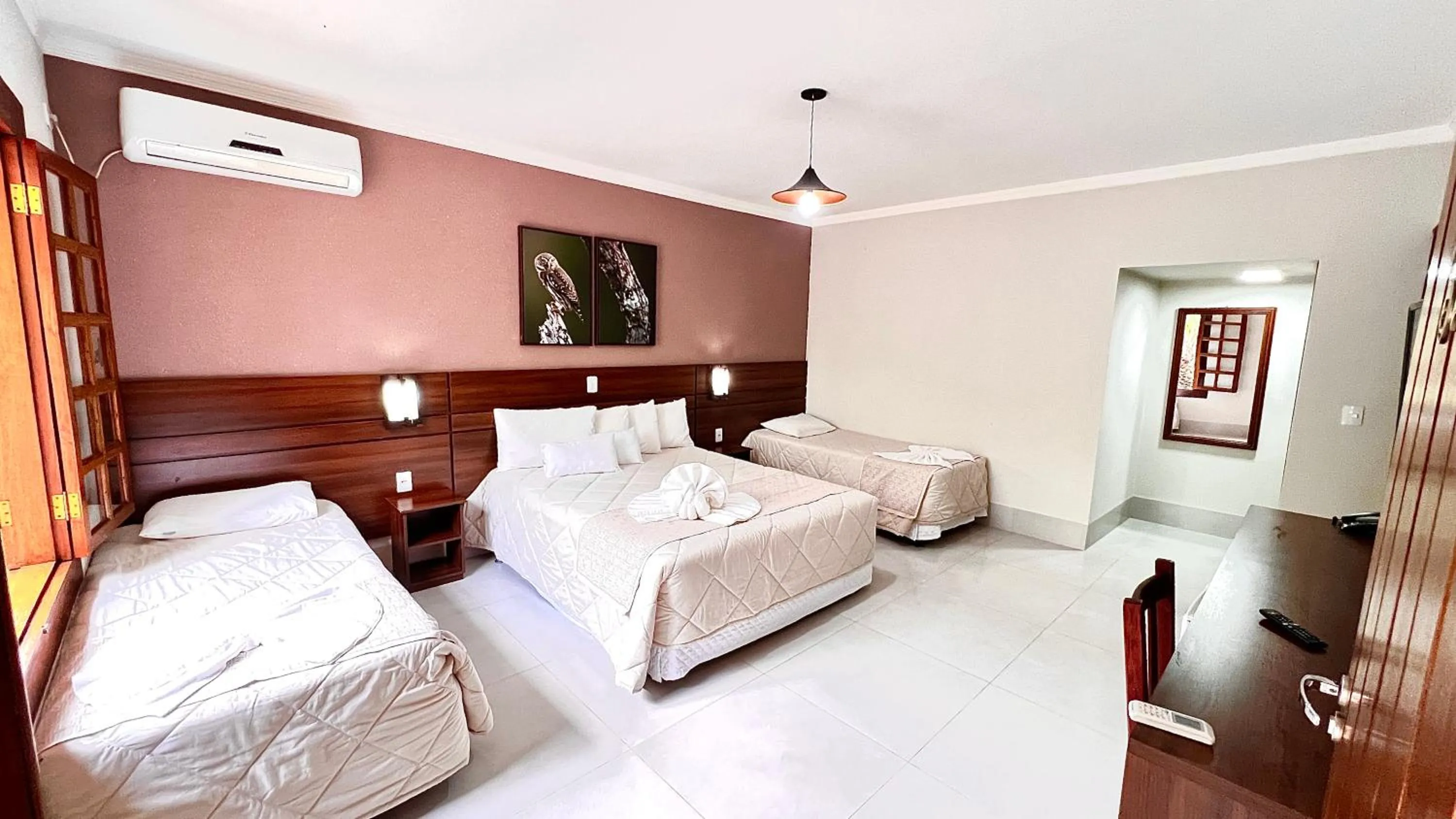 Landmark view, Bed in Hotel Cabanas