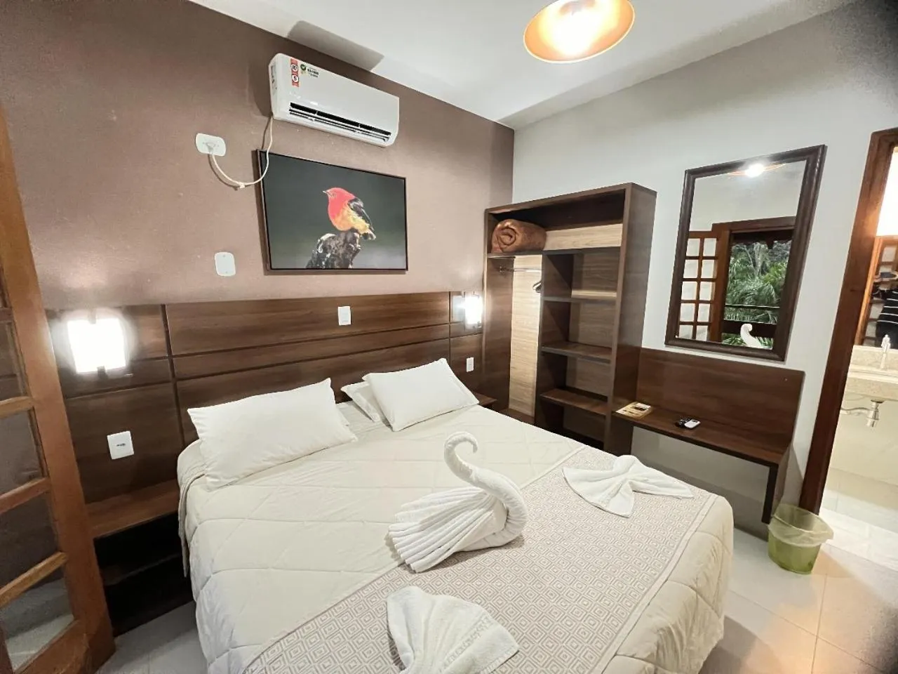 Bed in Hotel Cabanas