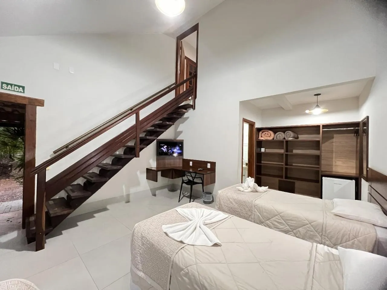 Bed in Hotel Cabanas