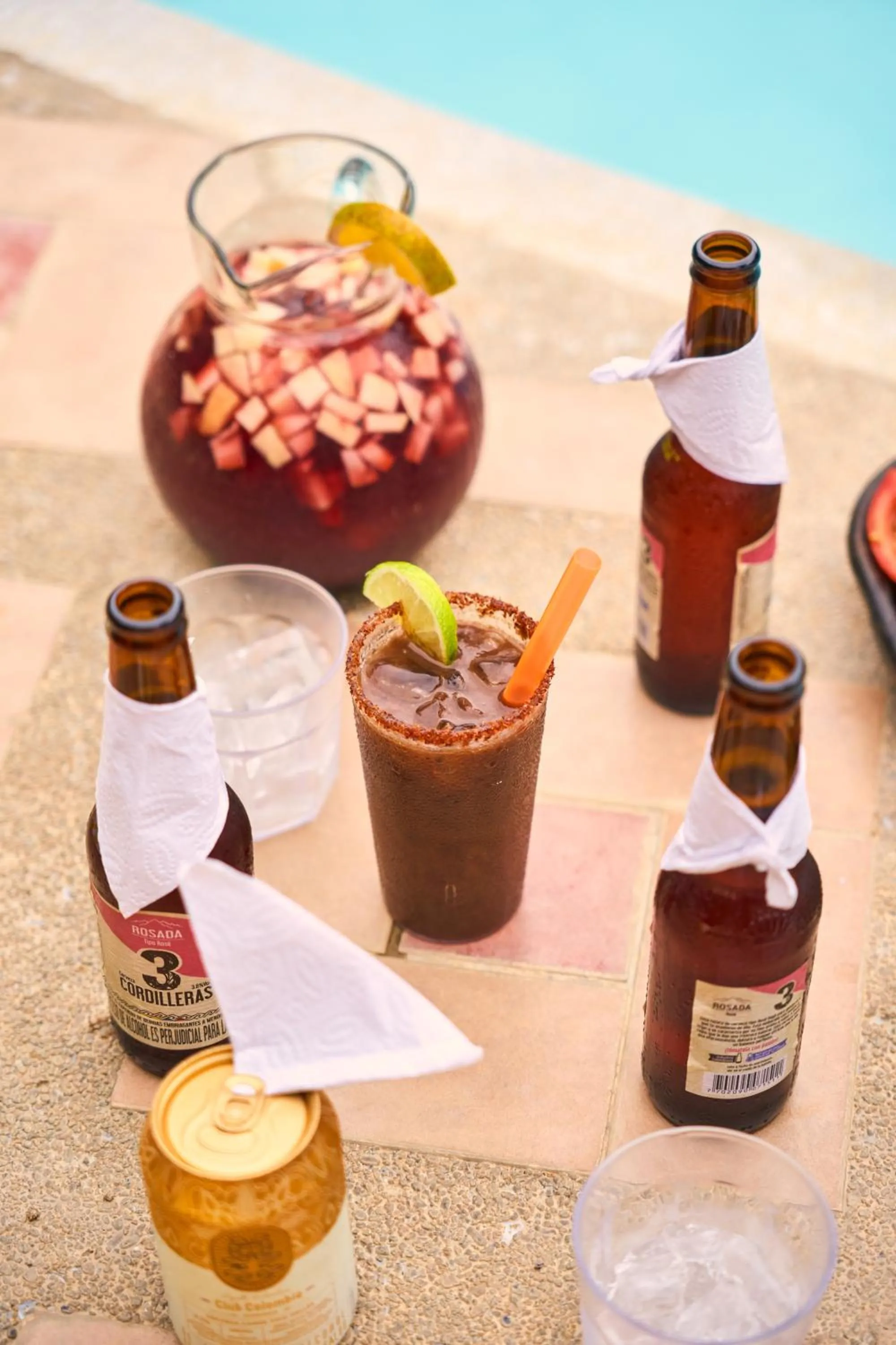 Drinks in Hotel Quimbaya