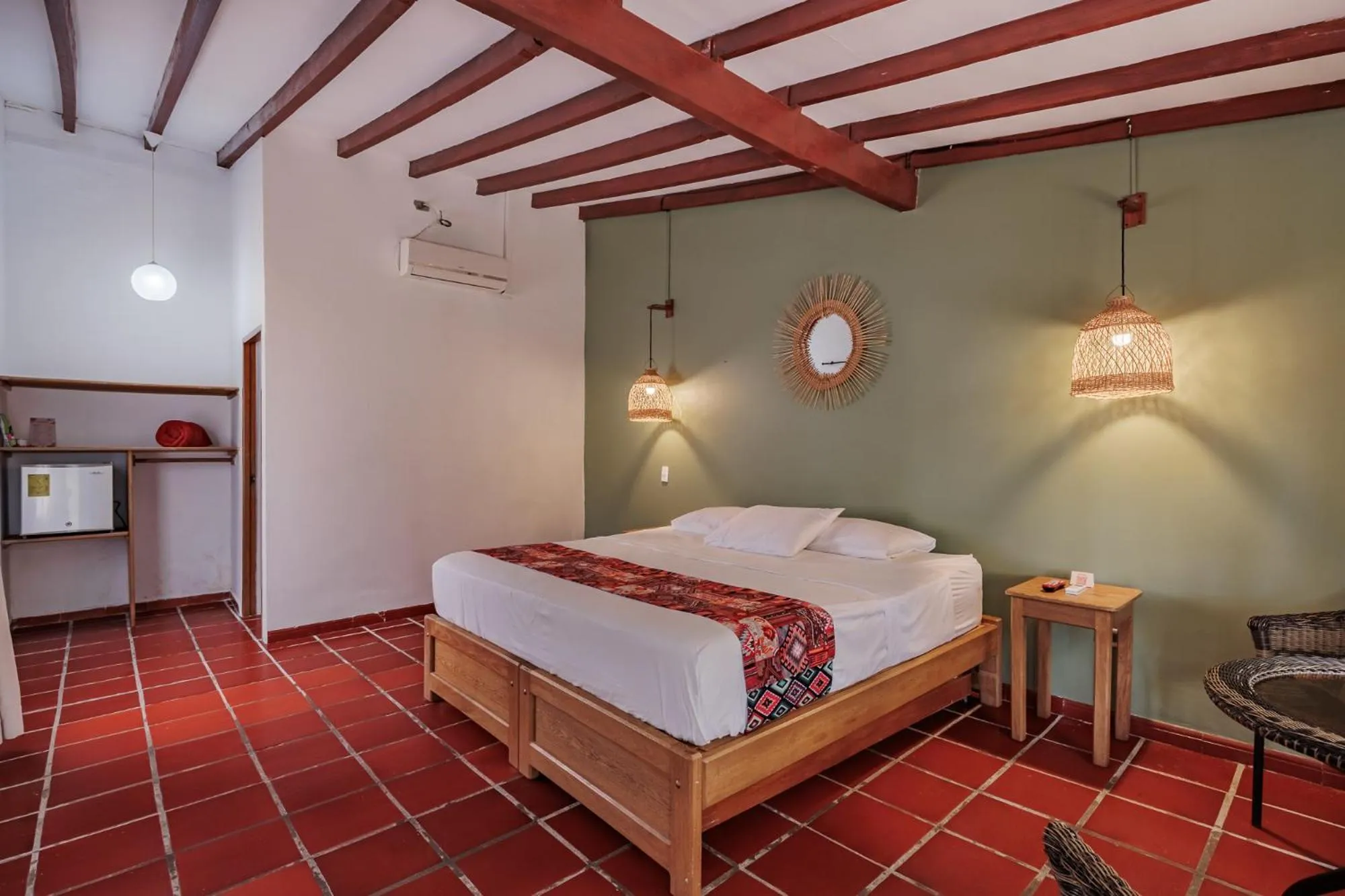 Bedroom, Bed in Hotel Quimbaya