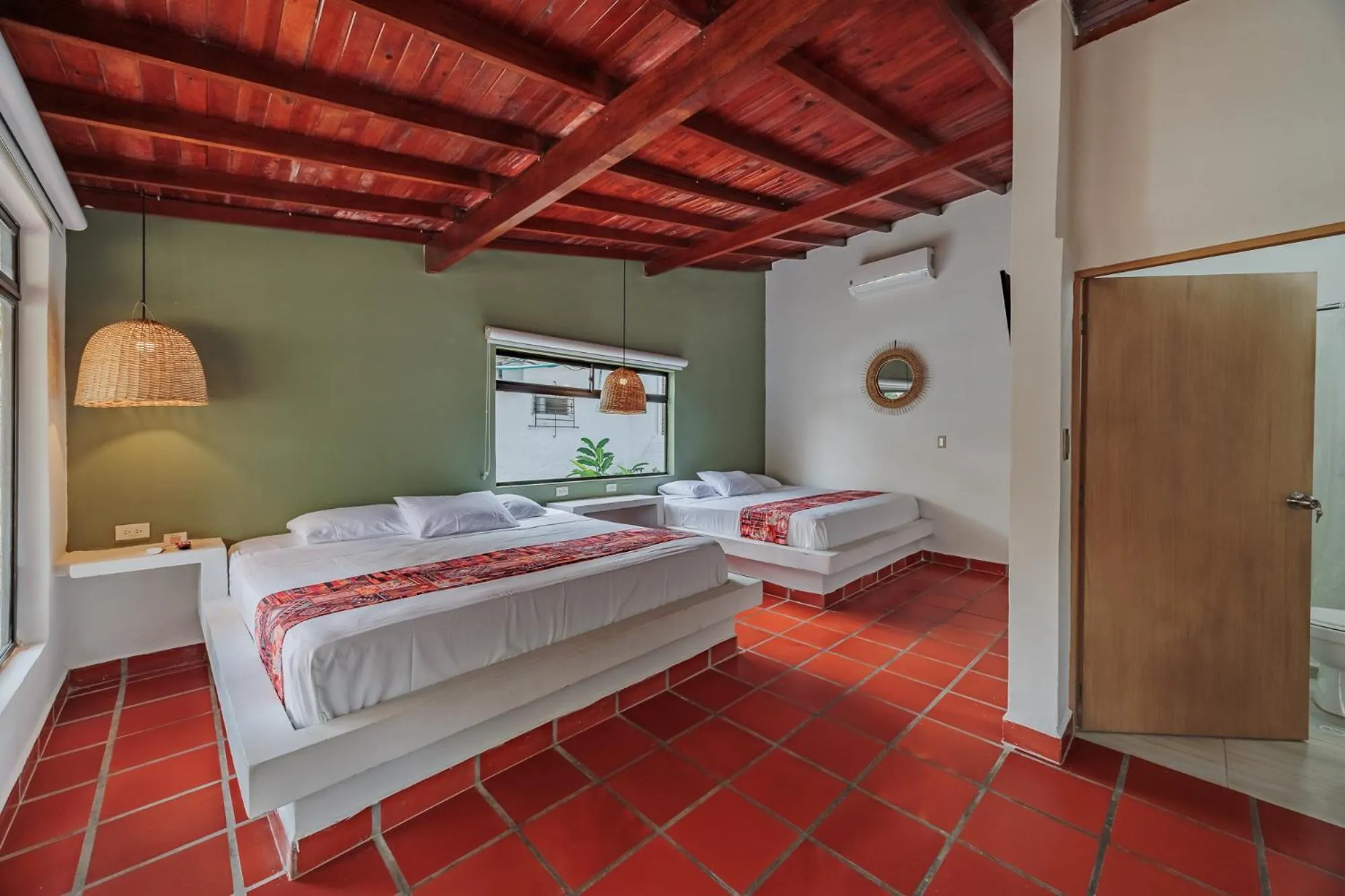 Bedroom, Bed in Hotel Quimbaya