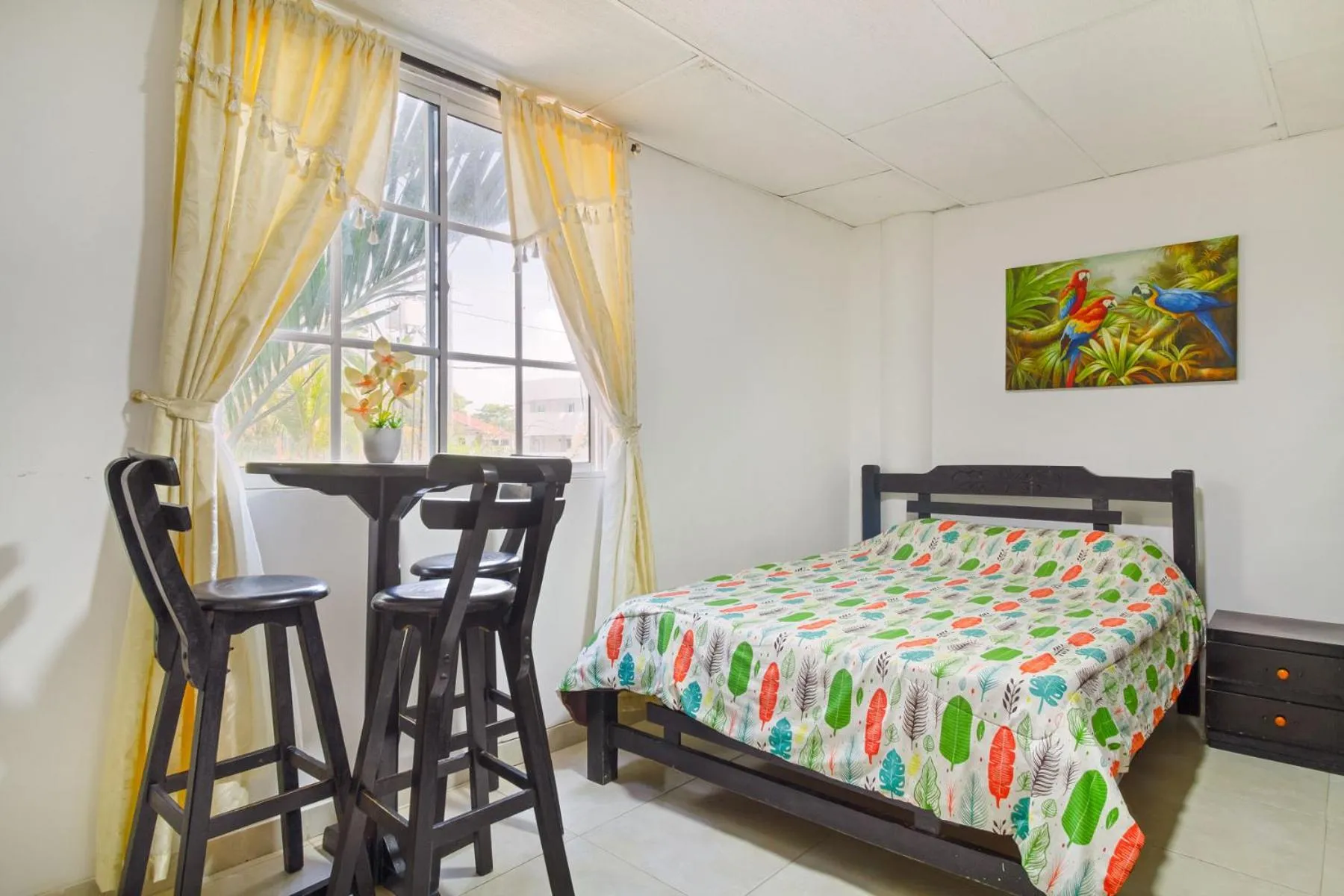 Bed in Casa Hotel Nurandy