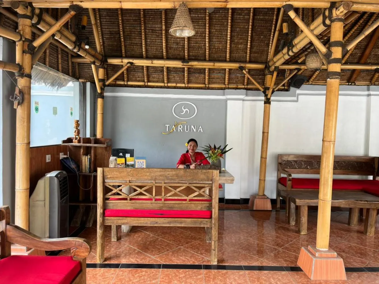 Lobby or reception in Taruna Boutique Homestay & Spa