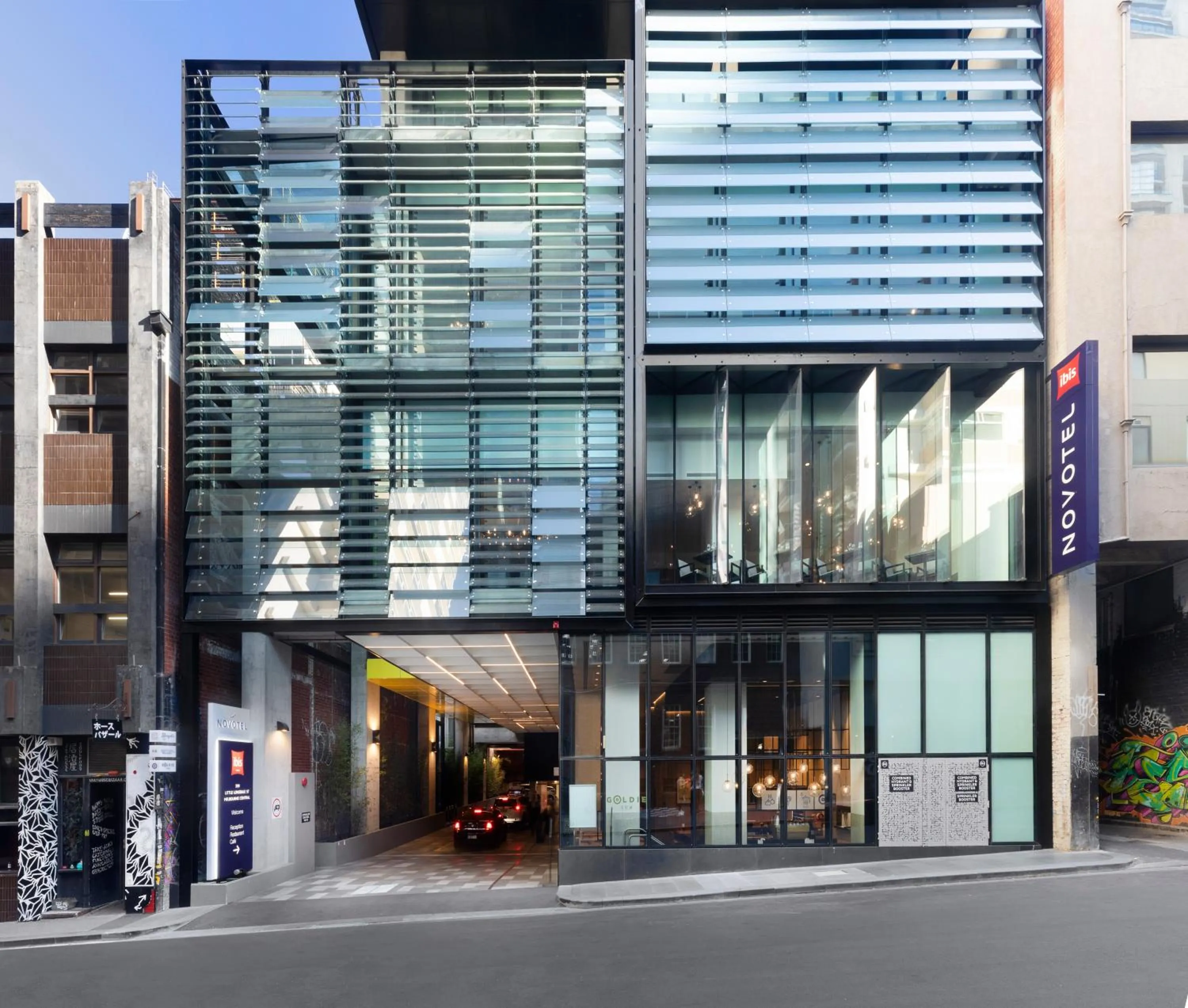 Facade/entrance in Novotel Melbourne Central