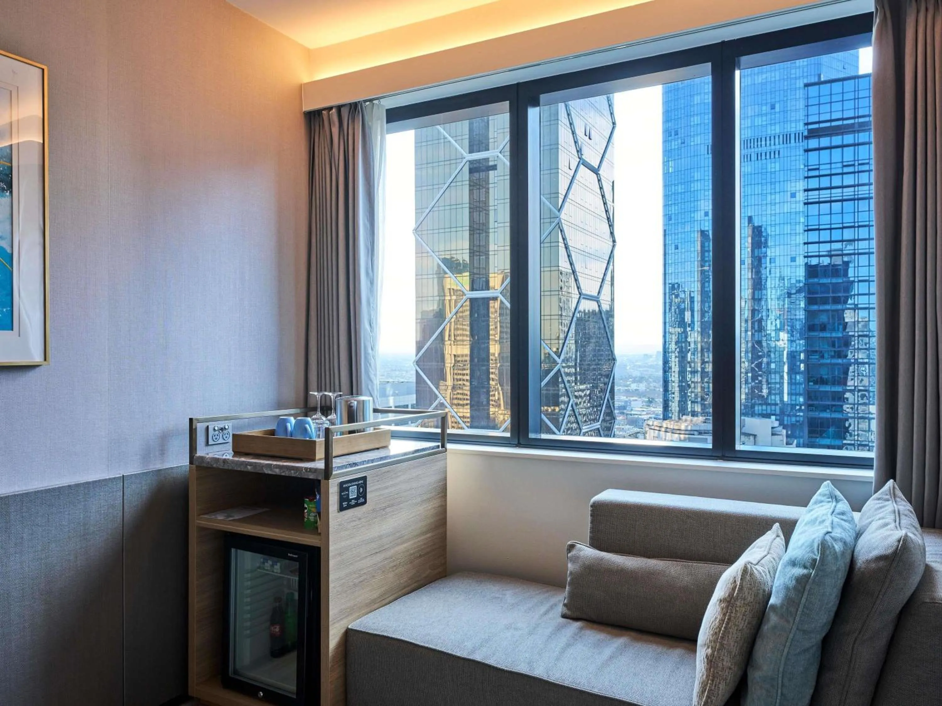 Bedroom in Novotel Melbourne Central