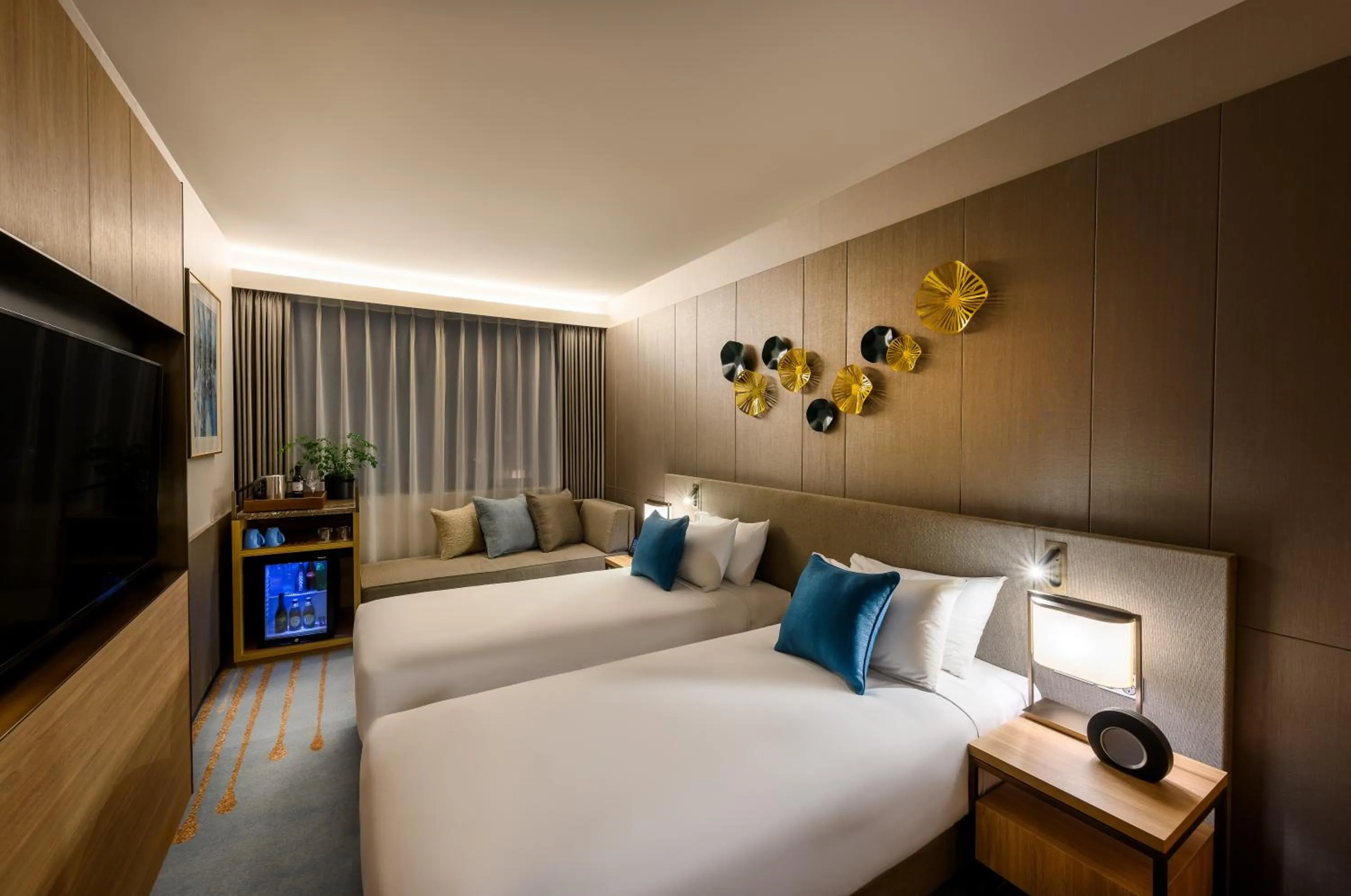 Bed in Novotel Melbourne Central