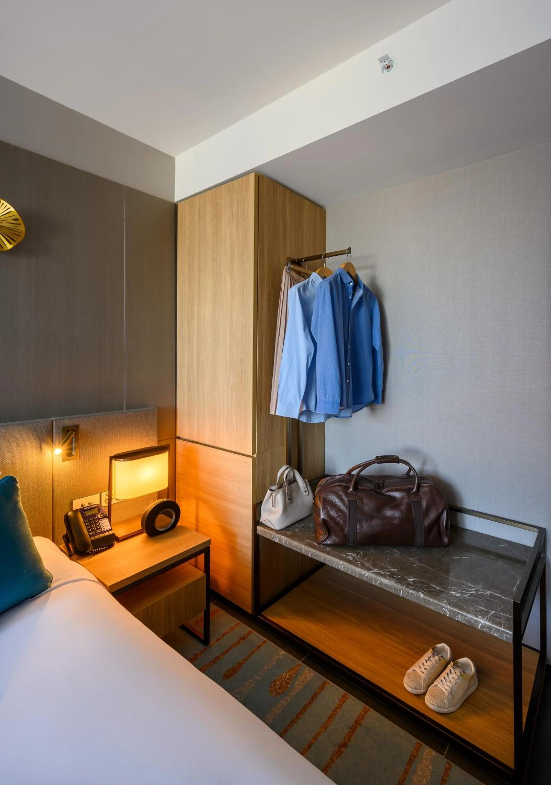 Decorative detail, Bed in Novotel Melbourne Central