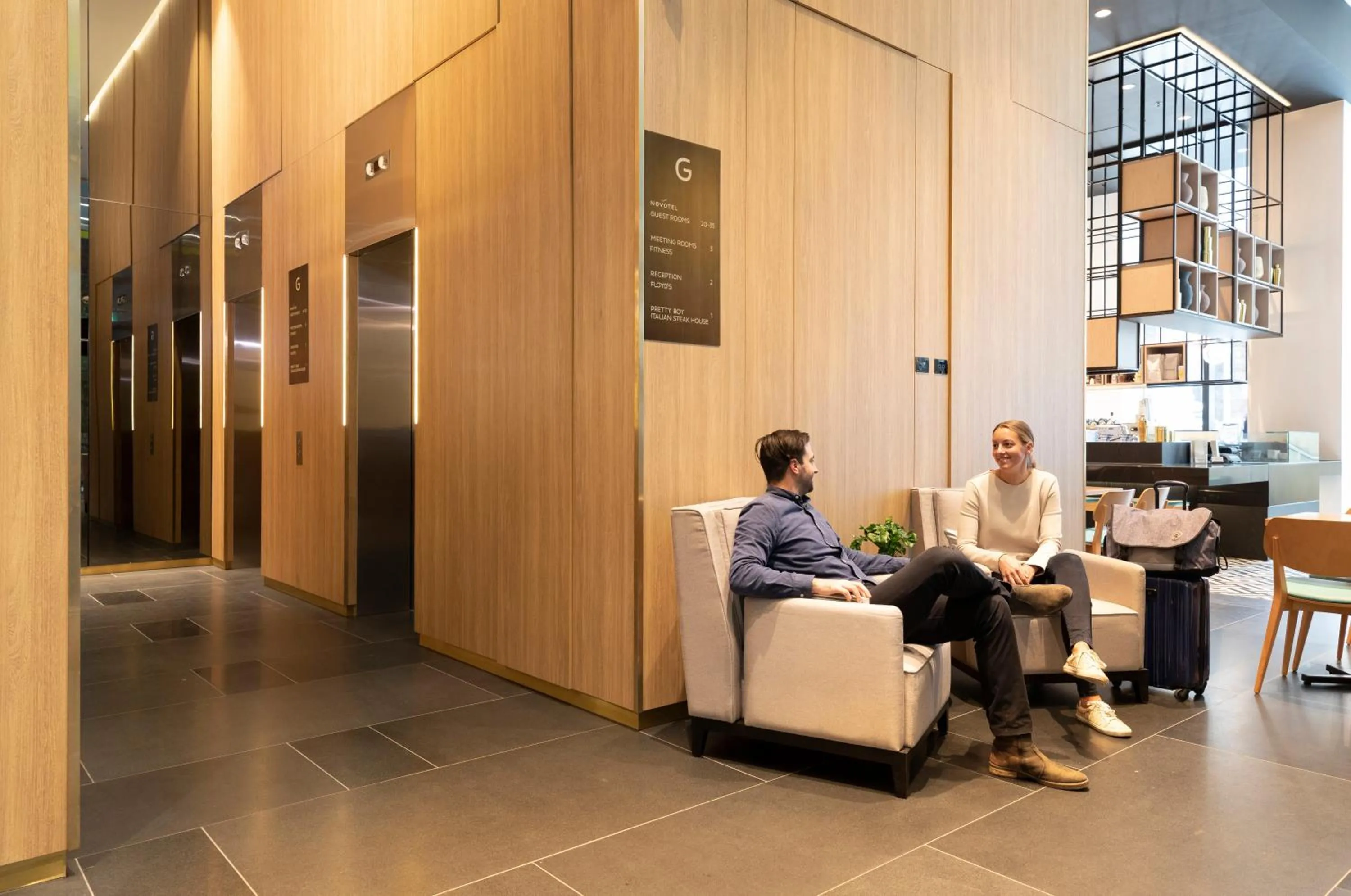 Lobby or reception in Novotel Melbourne Central