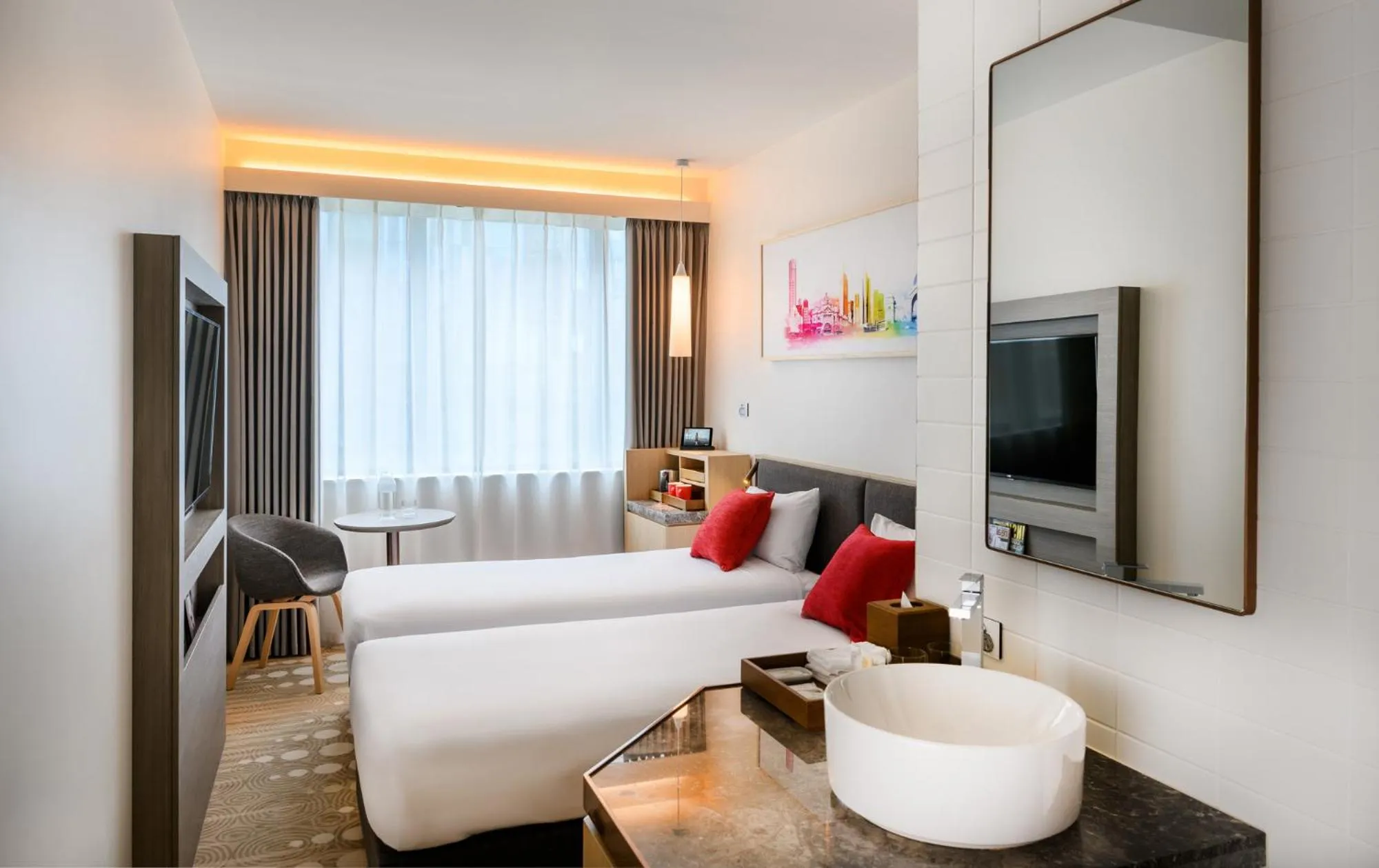 Bathroom, Bed in ibis Melbourne Central