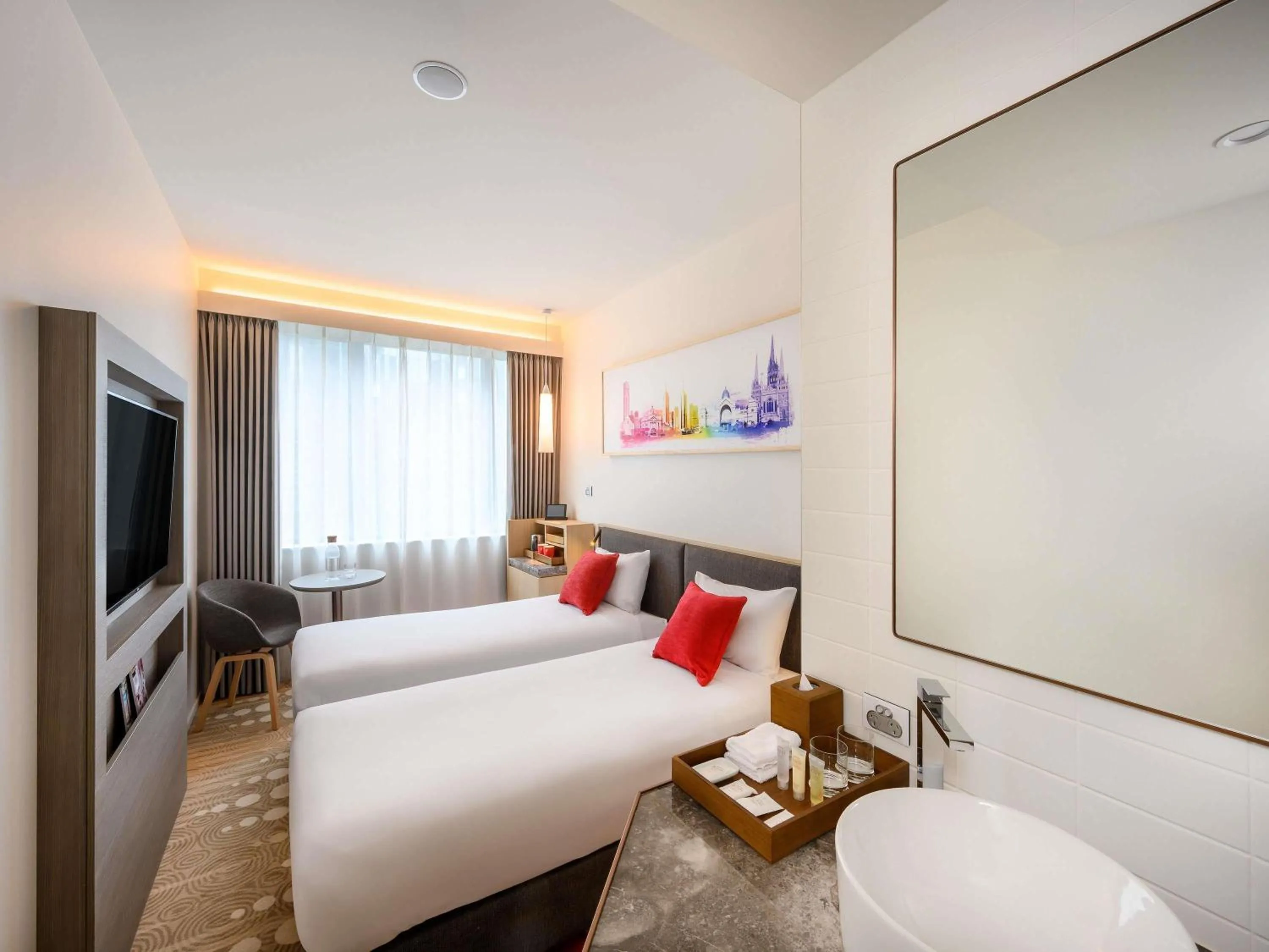 Bedroom, Bed in ibis Melbourne Central