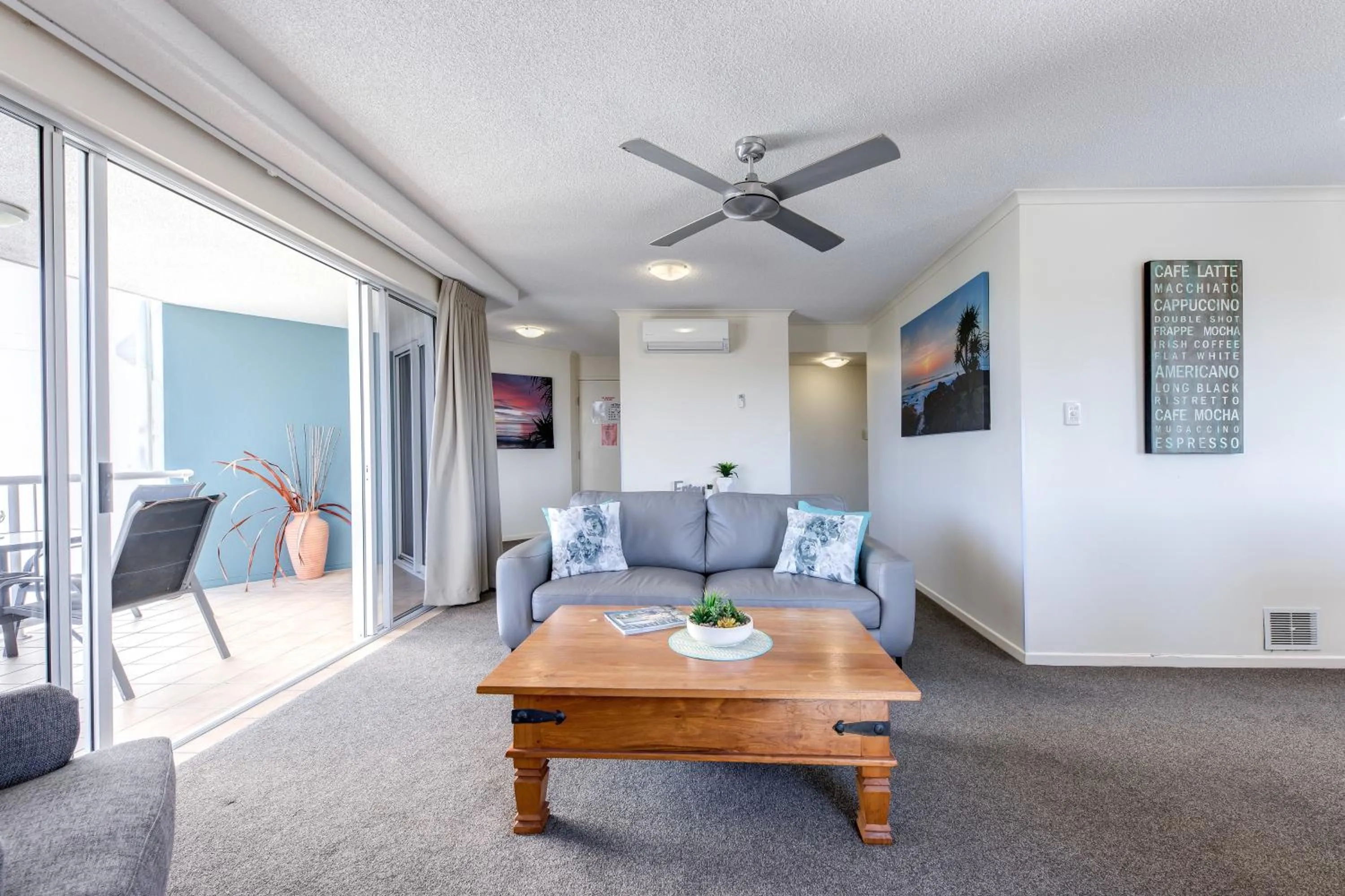 Living room in Atlantis Marcoola