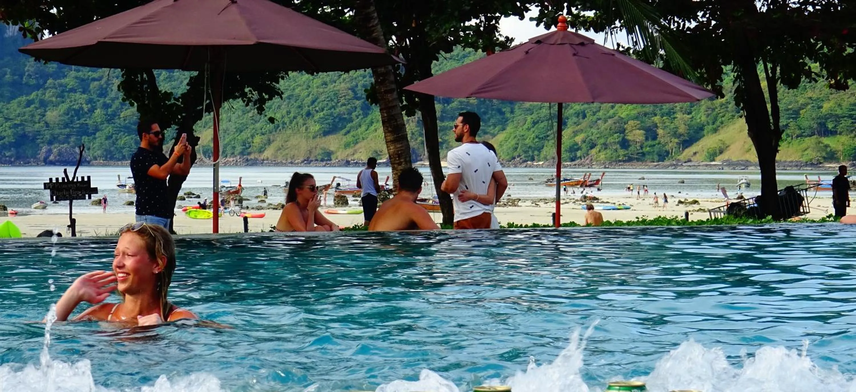Pool view in PP Charlie Beach Resort