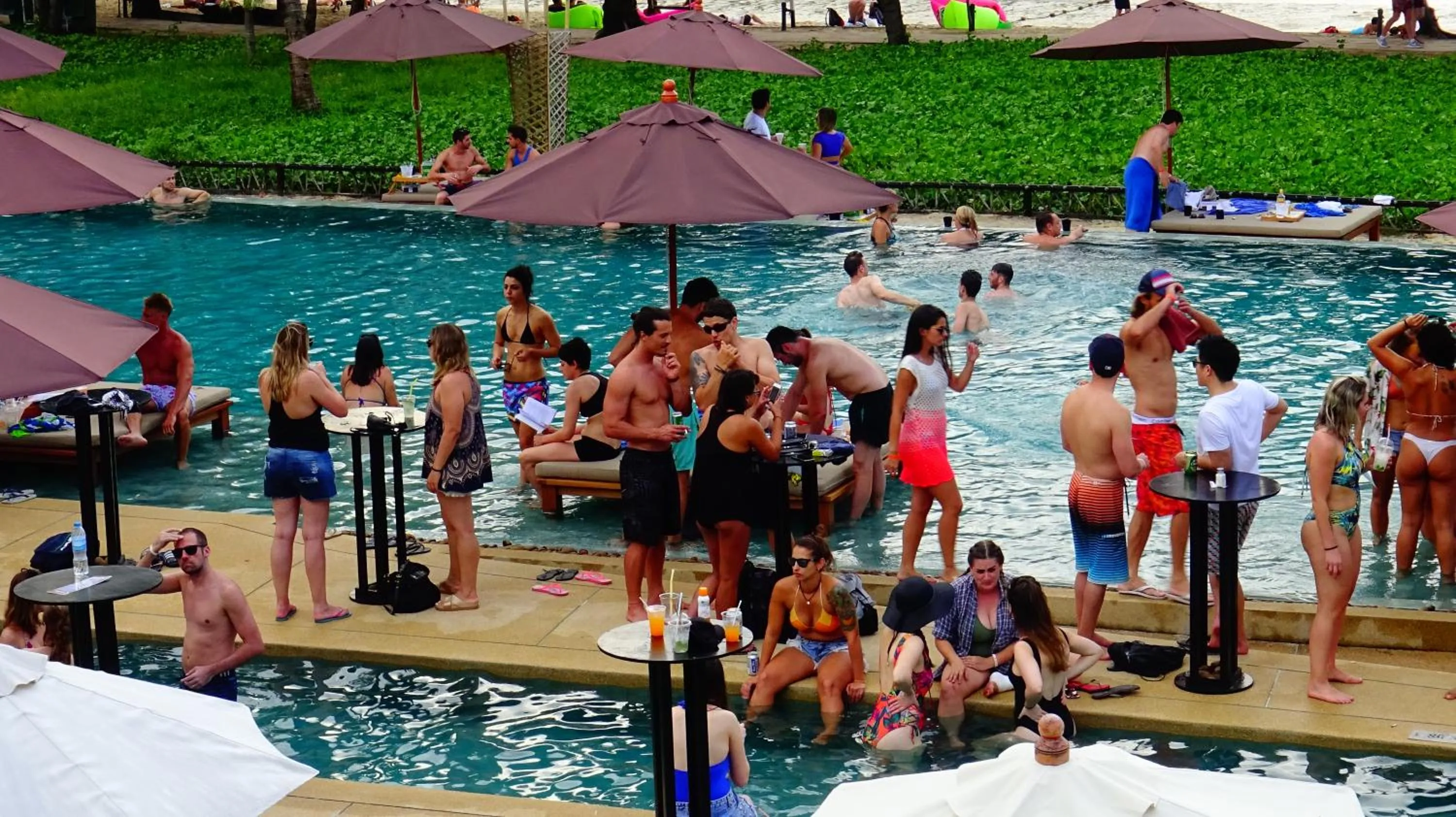 Pool view in PP Charlie Beach Resort