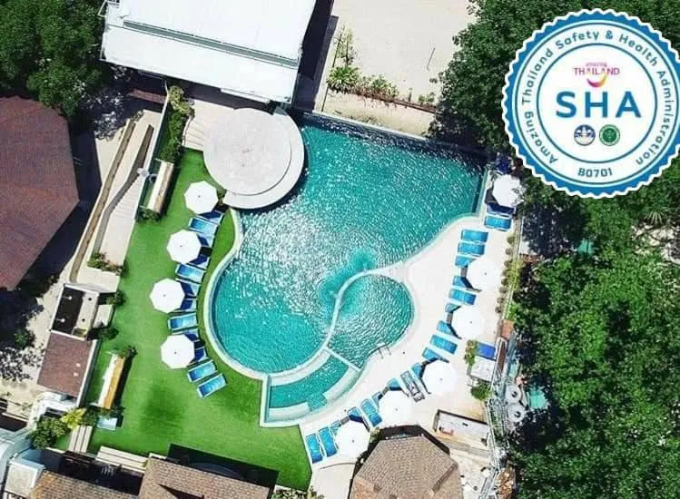 Bird's eye view in PP Charlie Beach Resort