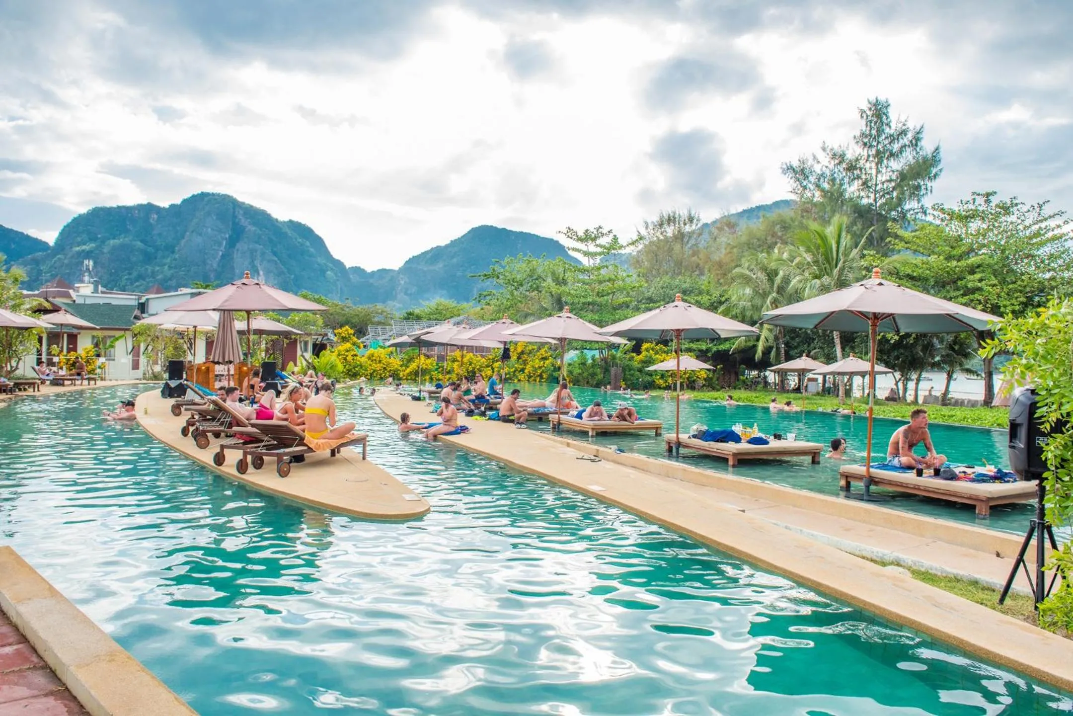 Pool view in PP Charlie Beach Resort