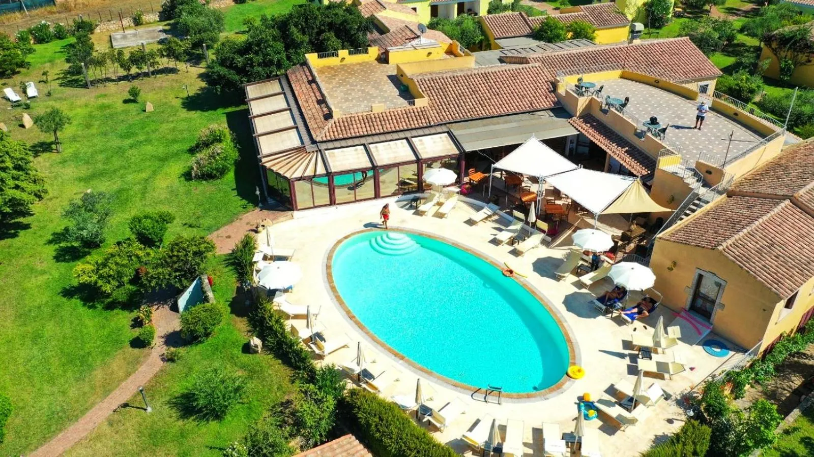 Bird's eye view in Hotel Cala Mirto