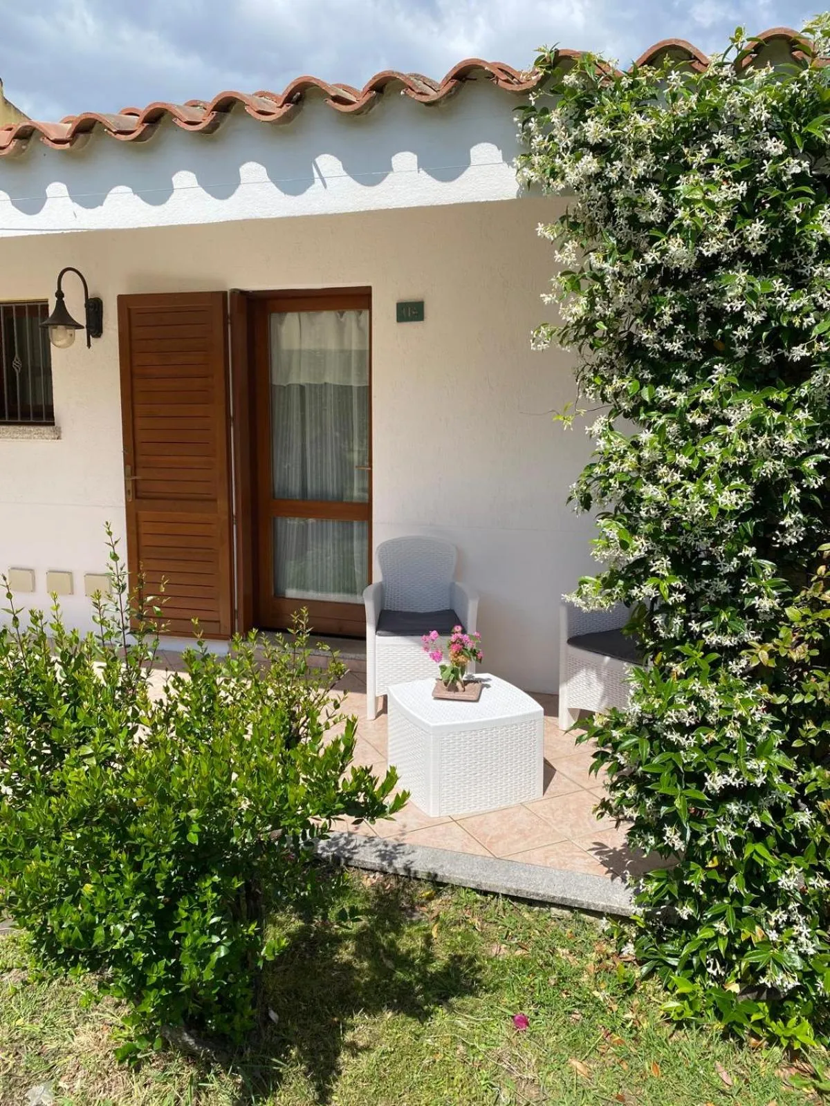 Patio in Hotel Cala Mirto