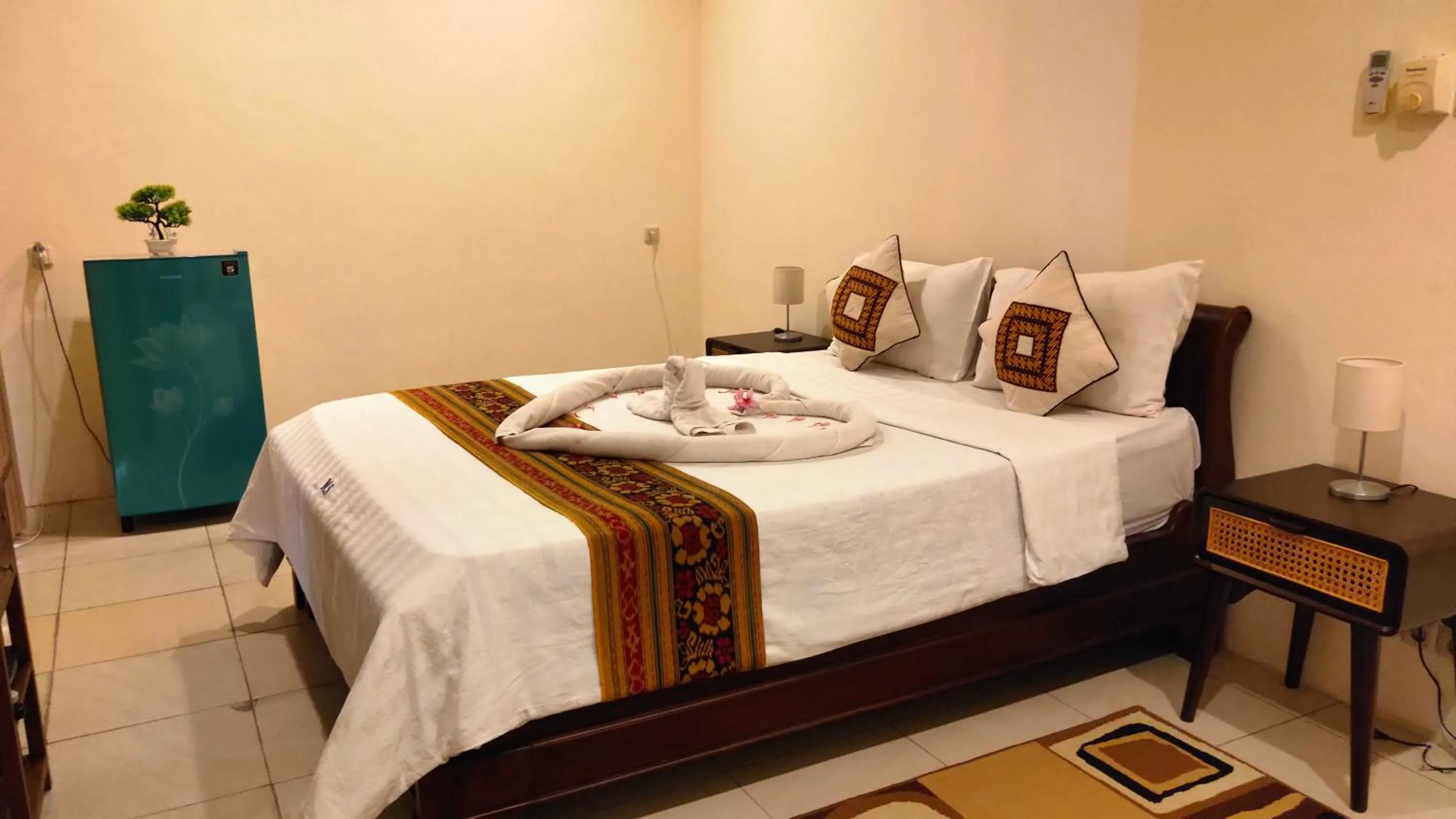 Bed in Seaview Beach Resort