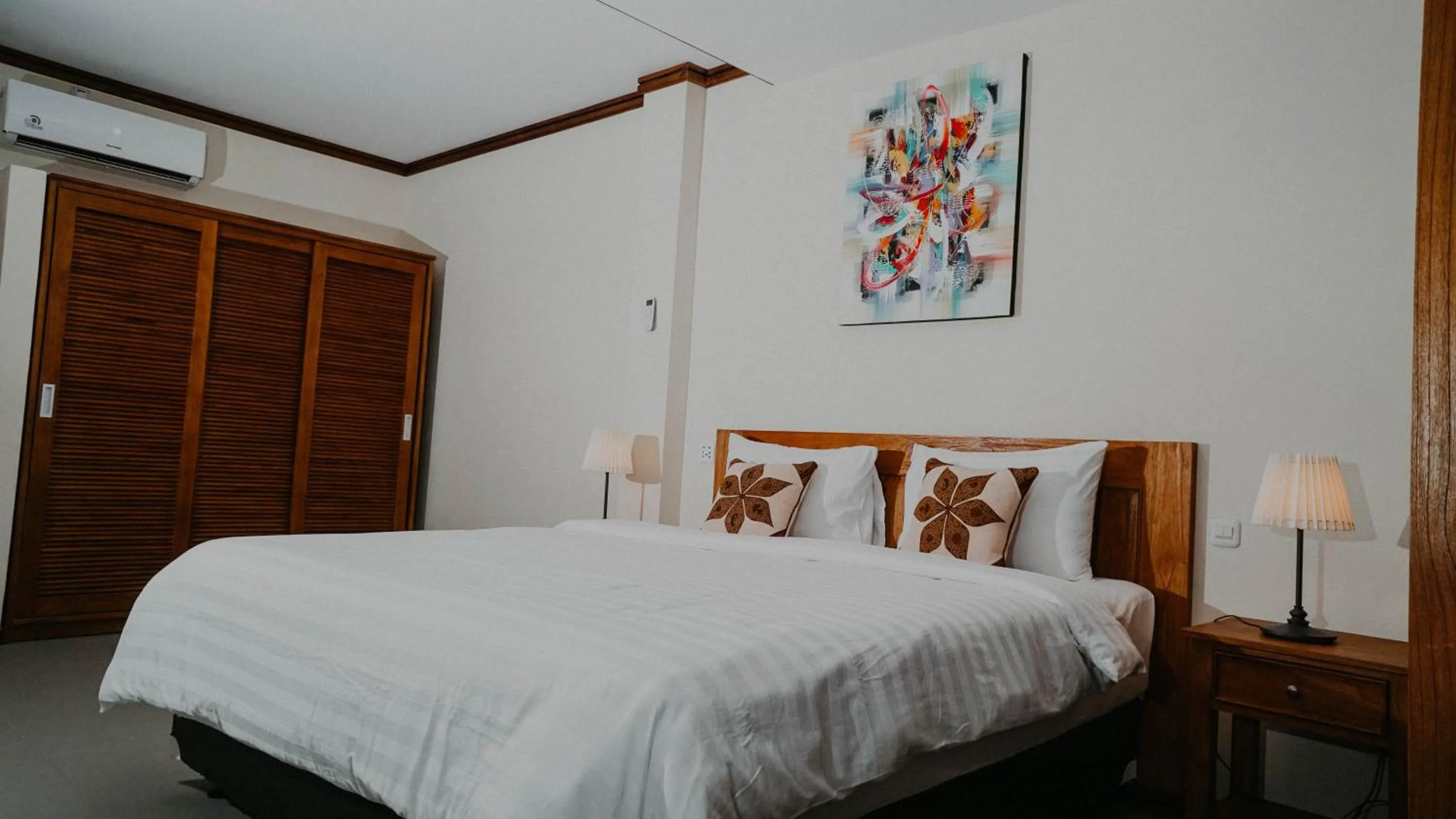 Bed in Seaview Beach Resort