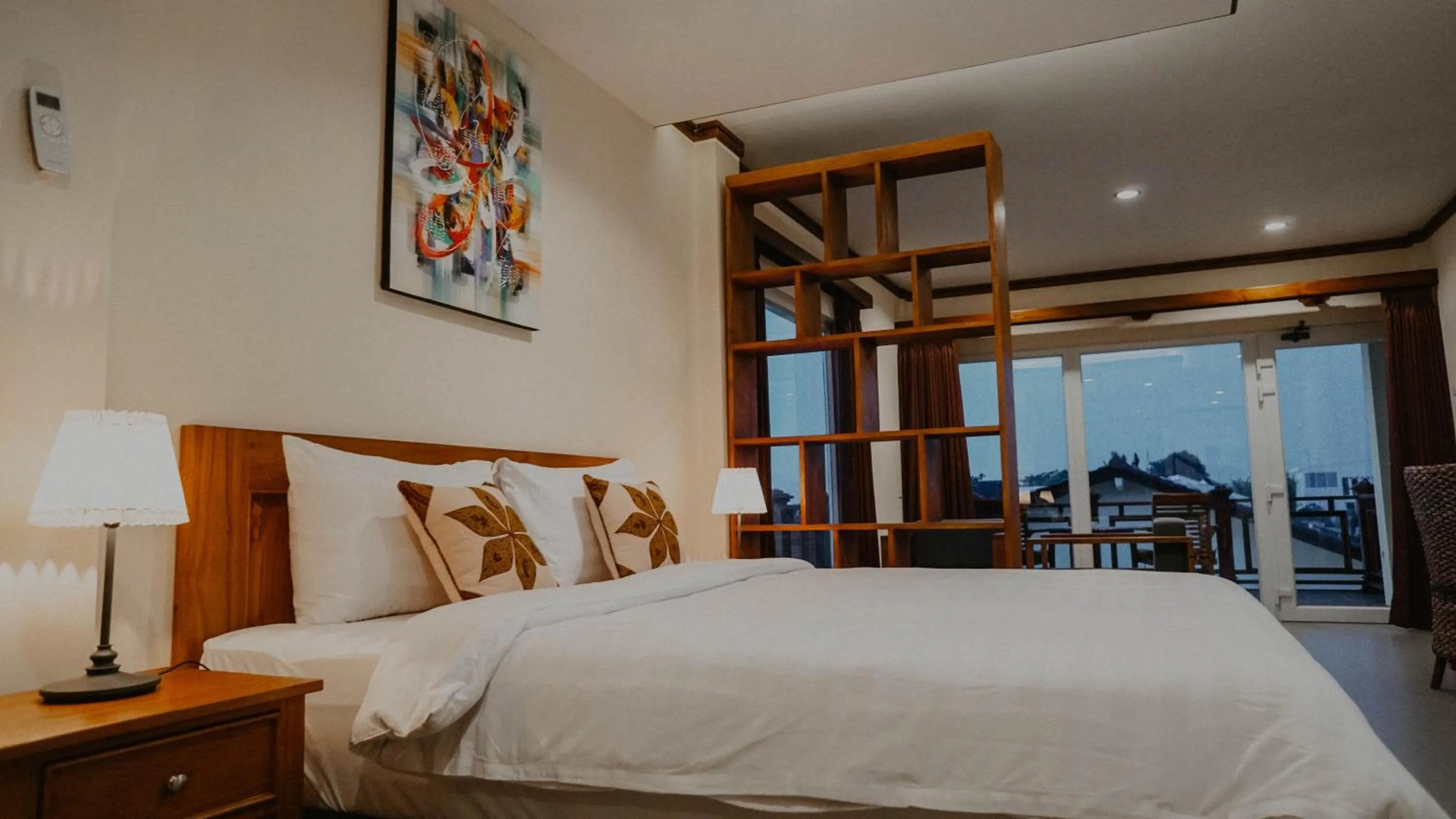 Bed in Seaview Beach Resort