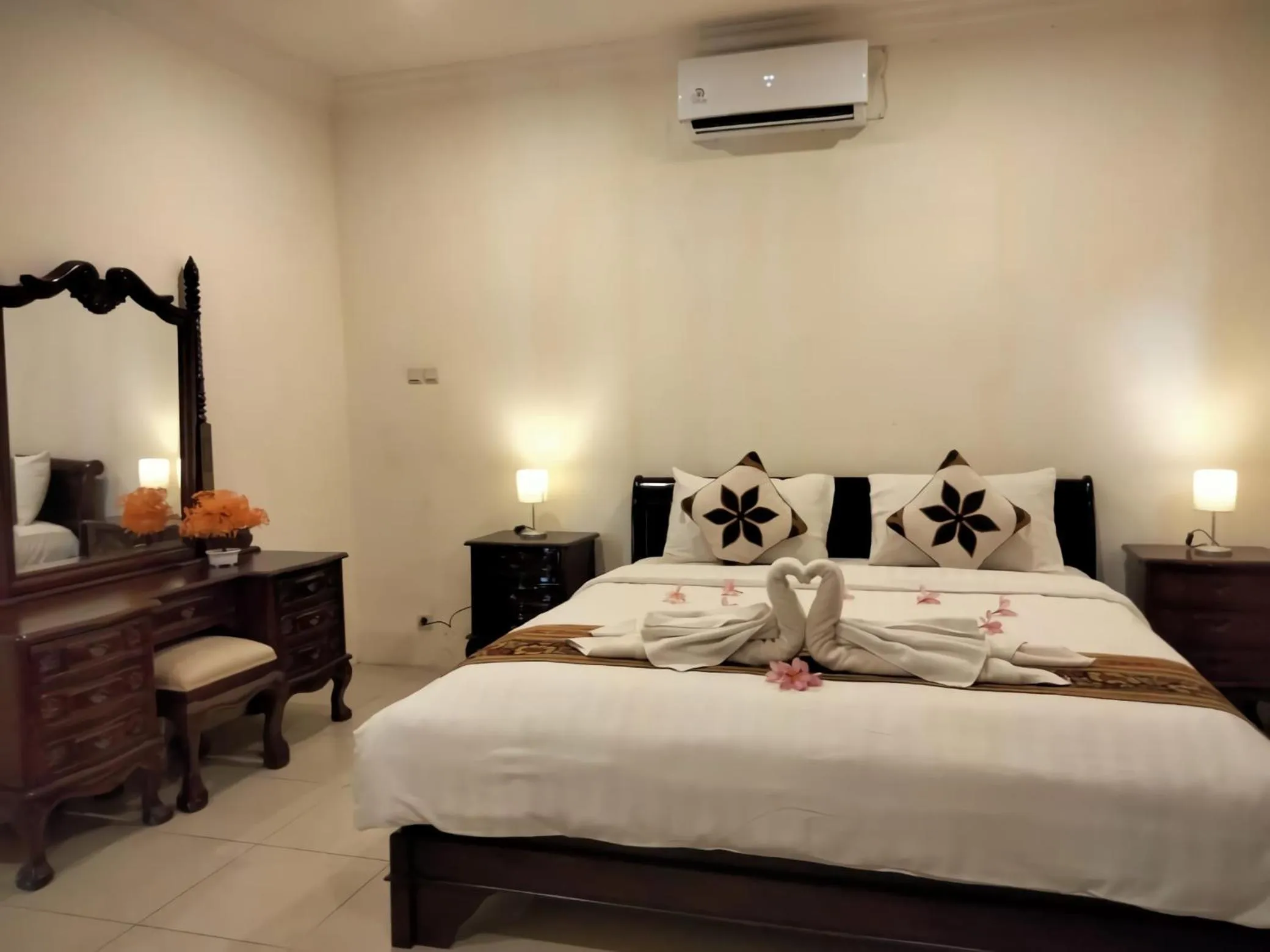 Bed in Seaview Beach Resort