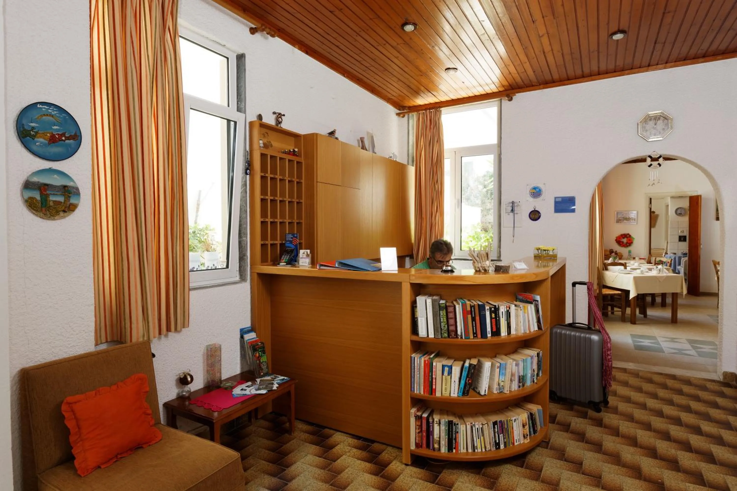 Lobby or reception in Zorbas Hotel