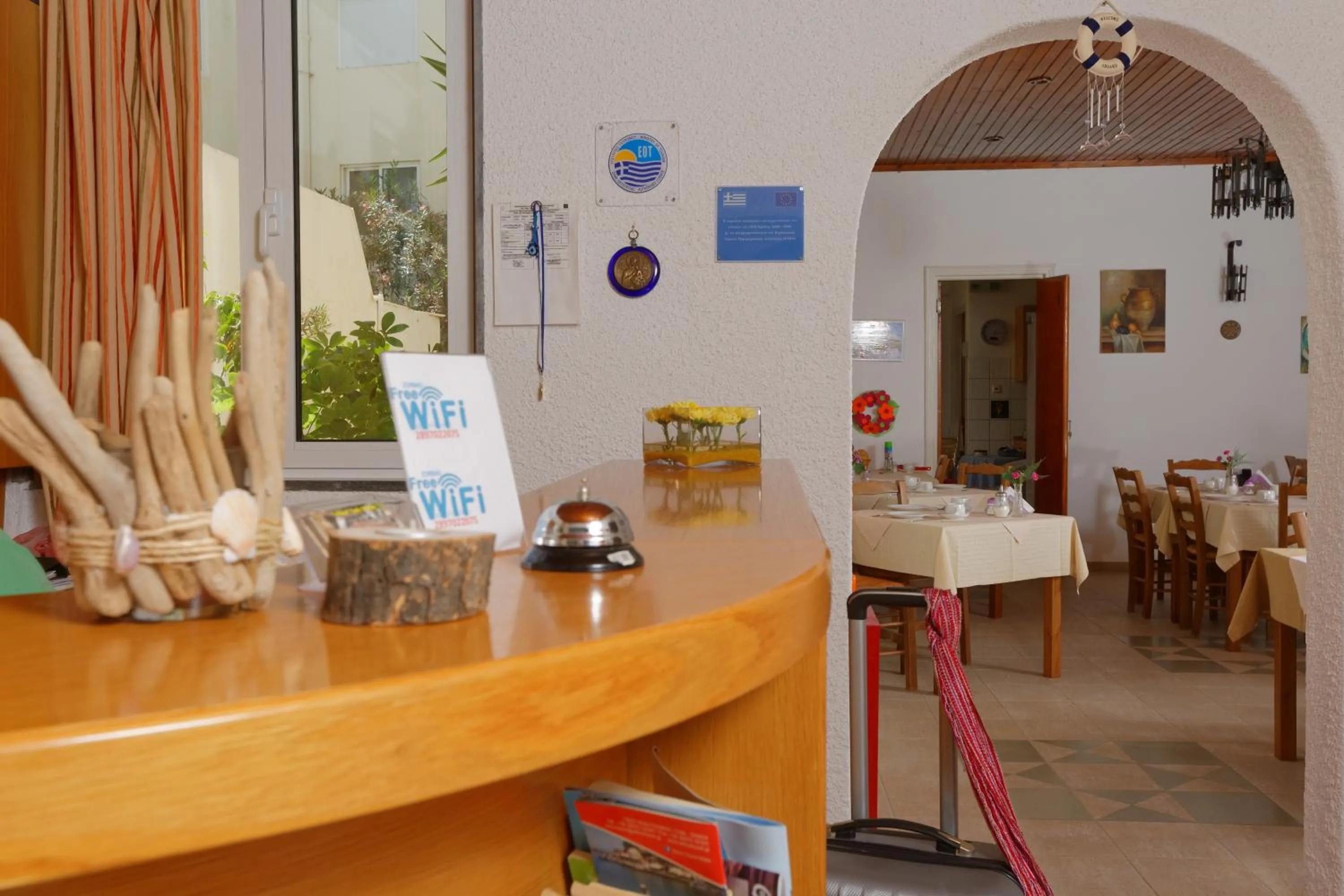 Restaurant/places to eat in Zorbas Hotel