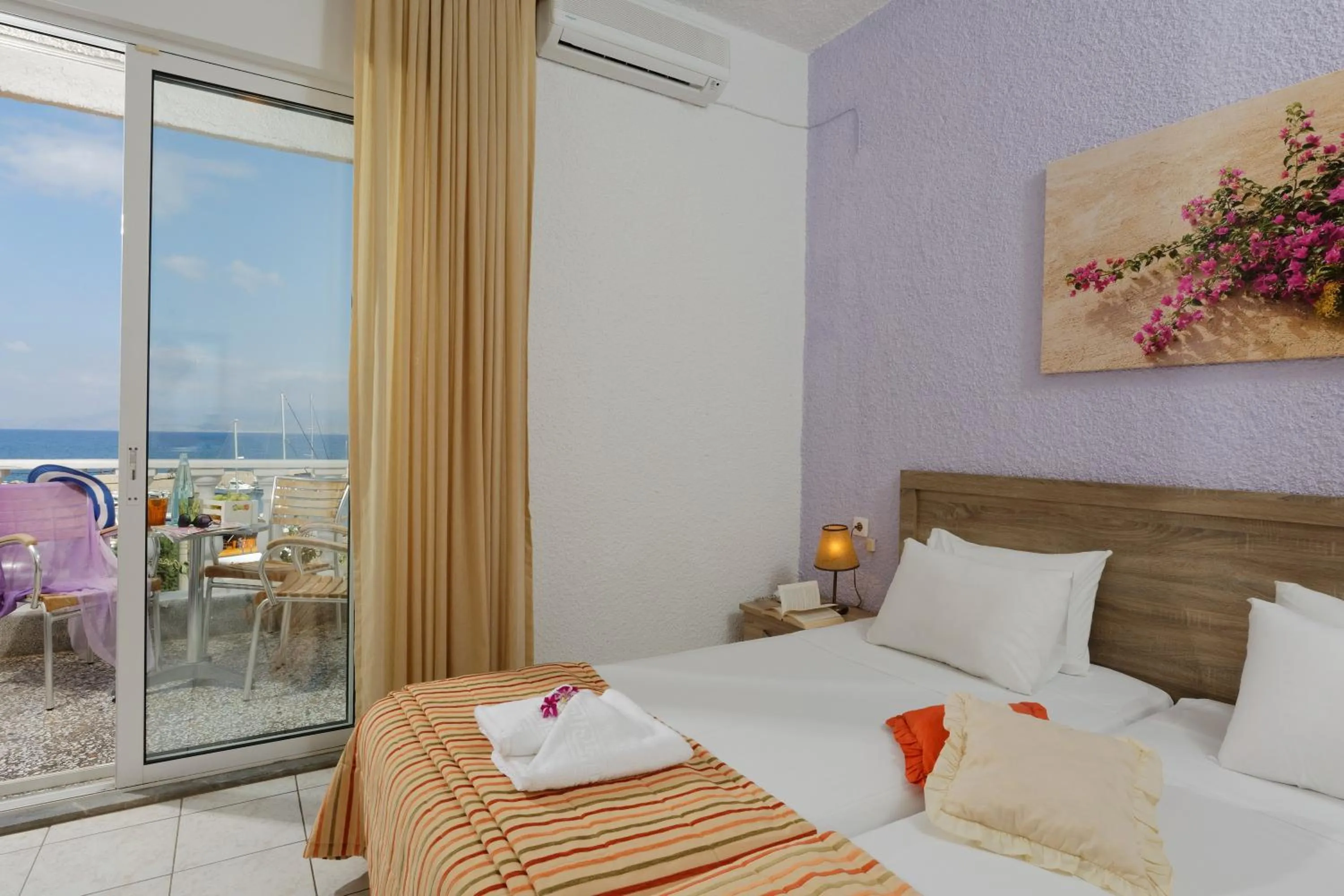 Bedroom in Zorbas Hotel