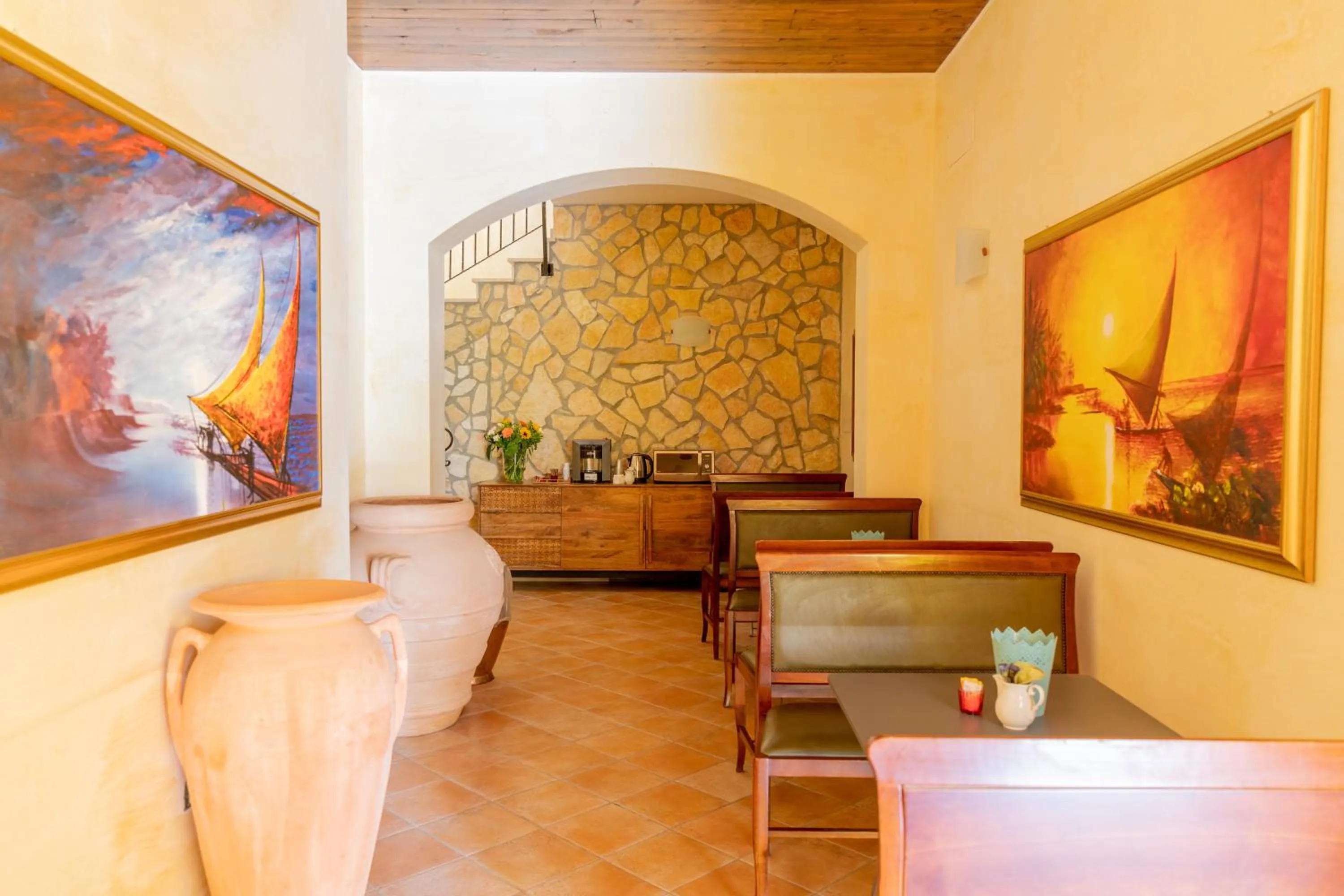 Lobby or reception in B&B Puerto Seguro