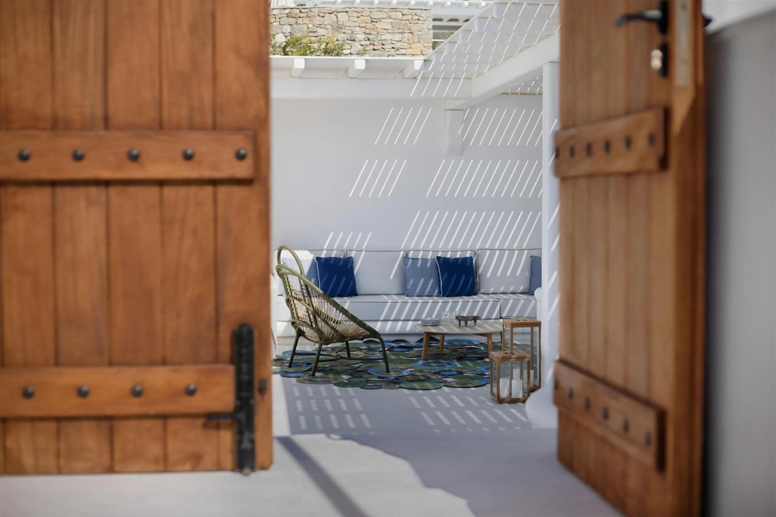Seating area in Mykonos Grand Hotel & Resort
