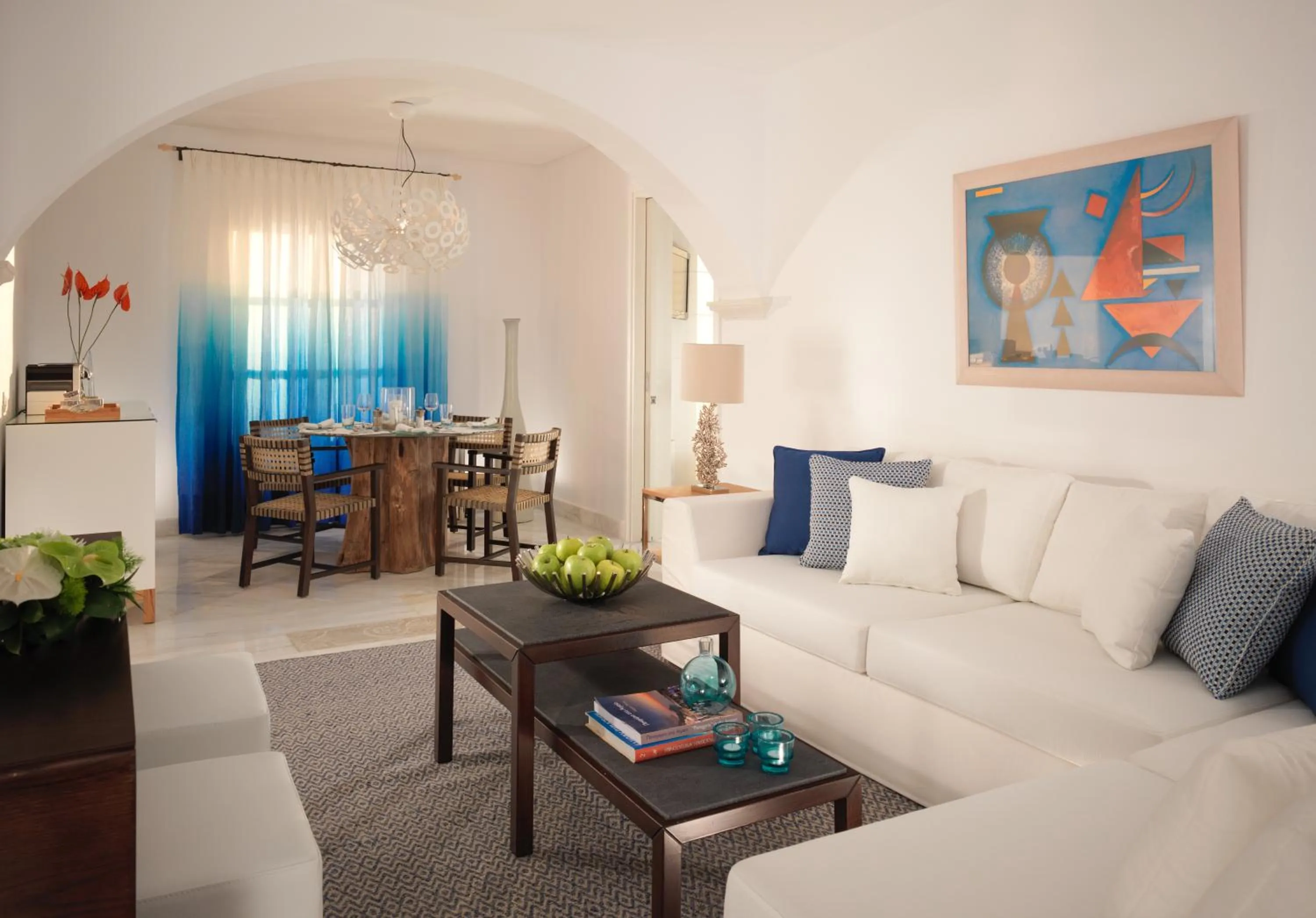 Living room in Mykonos Grand Hotel & Resort