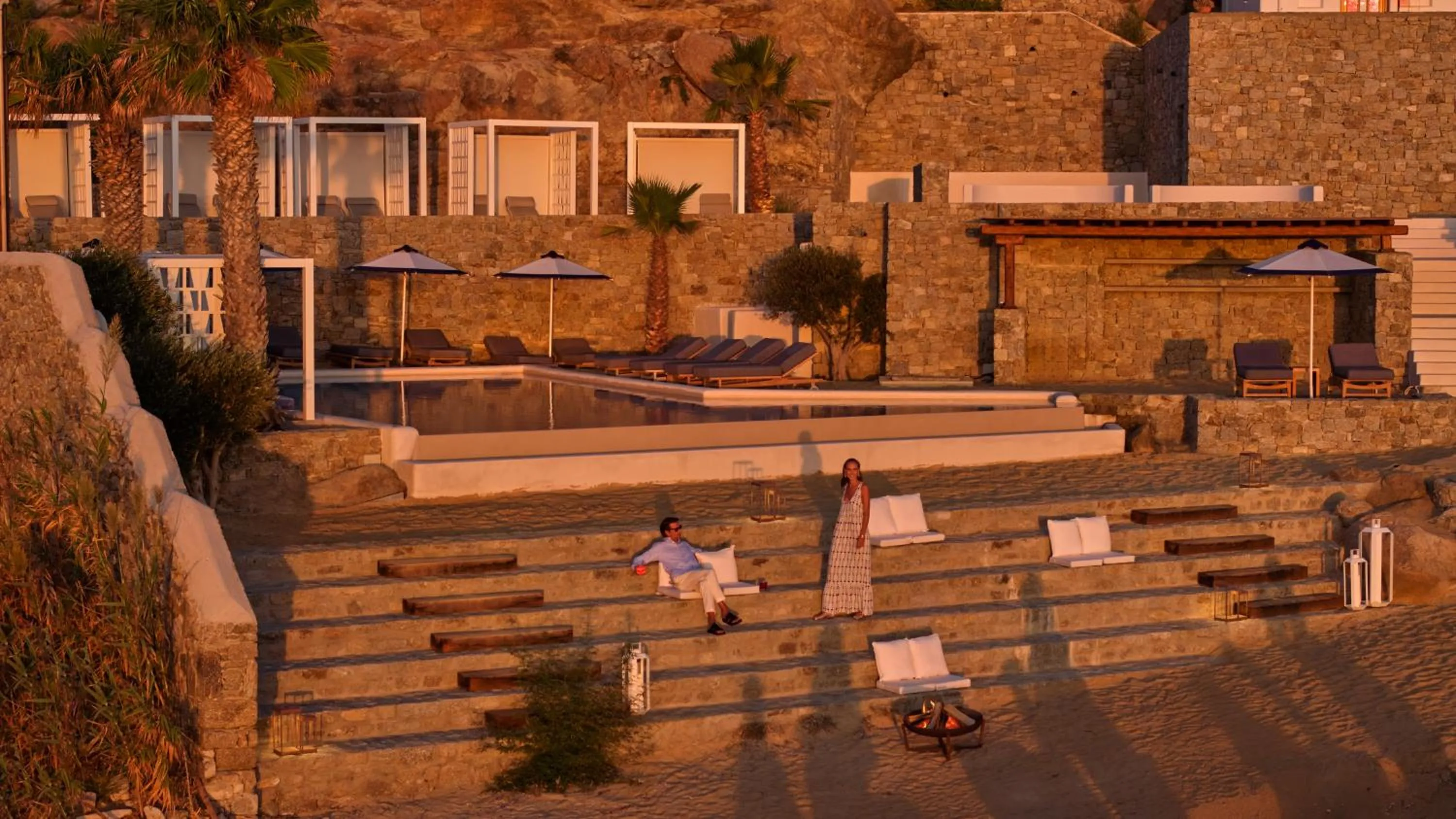 Lounge or bar in Mykonos Grand Hotel & Resort