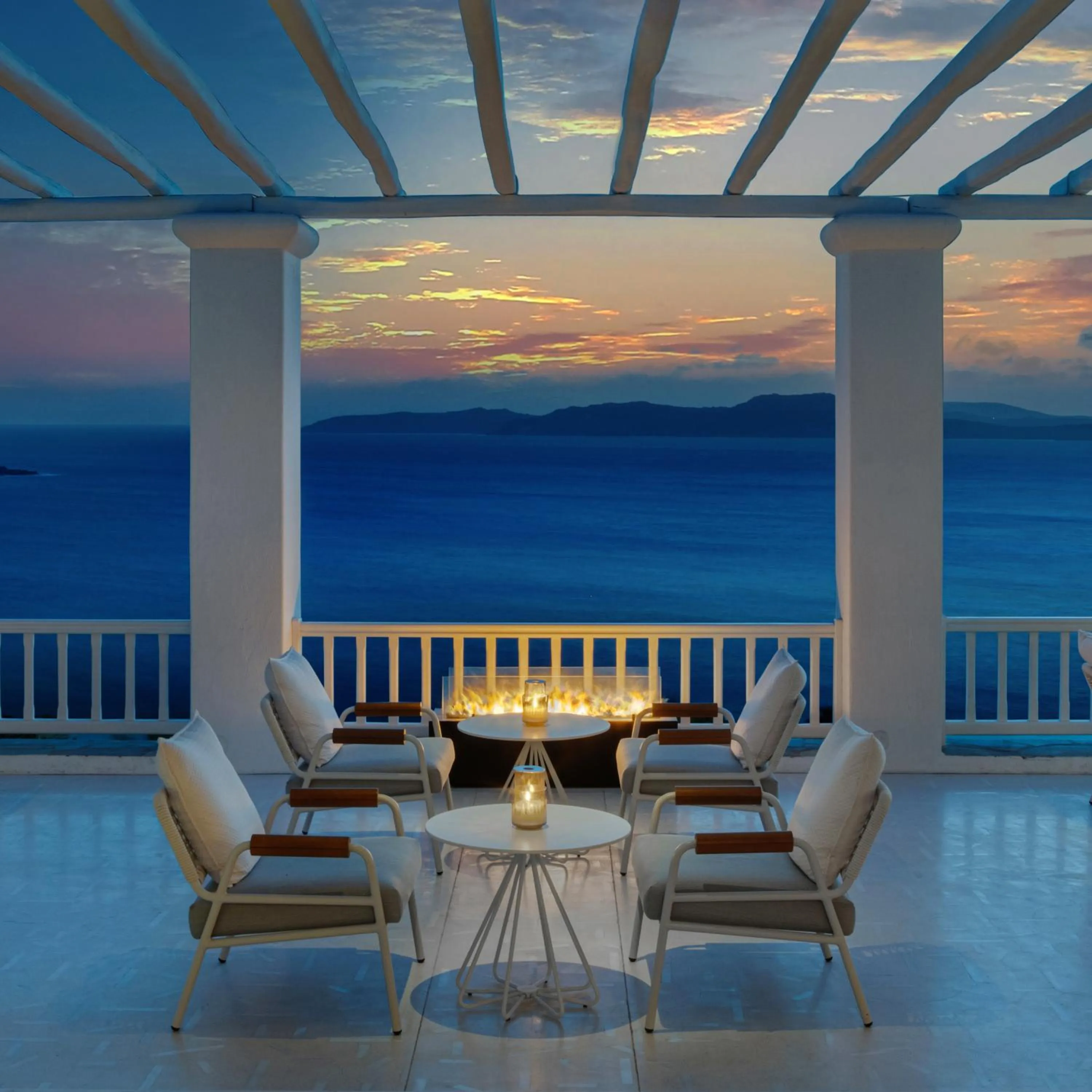Lounge or bar in Mykonos Grand Hotel & Resort