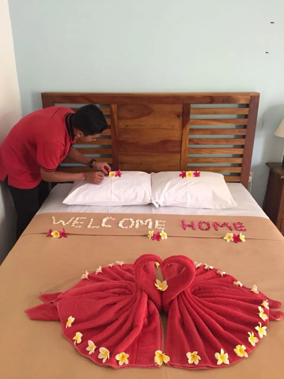 Bed in Medori Putih Homestay