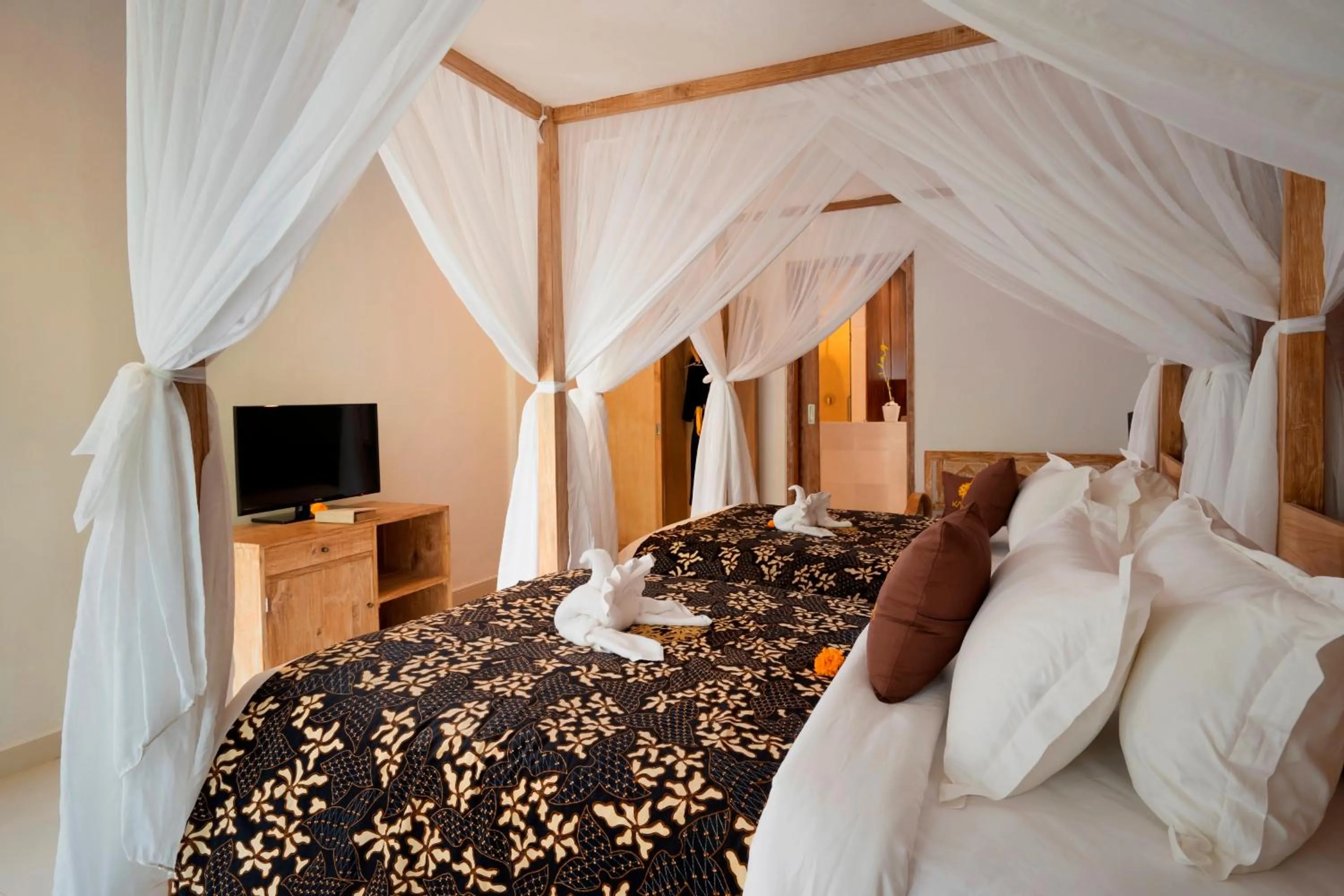 Bedroom, Bed in Freddies Resort & Villas Ubud by Kanaya Hospitality