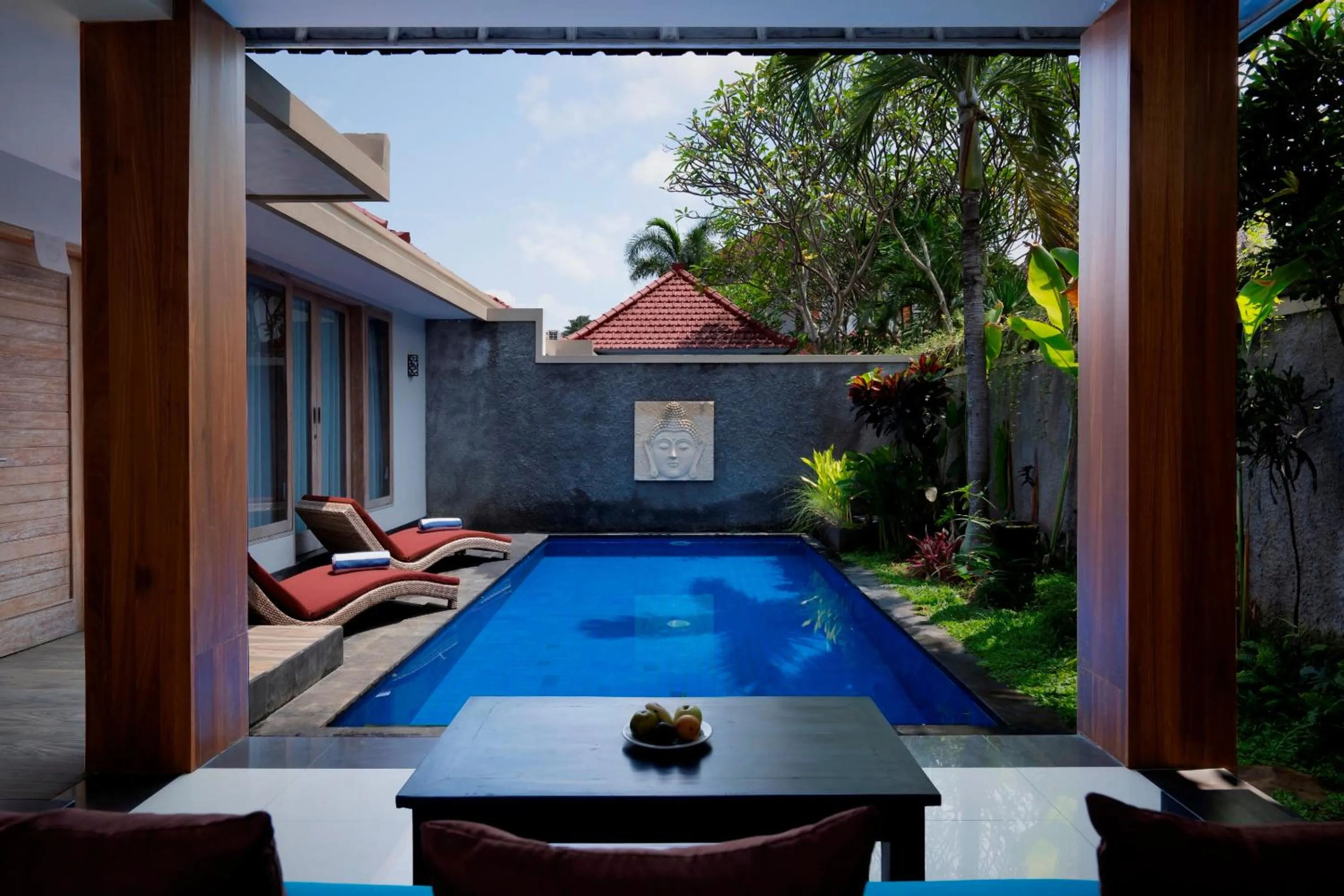 Pool view in Freddies Resort & Villas Ubud by Kanaya Hospitality