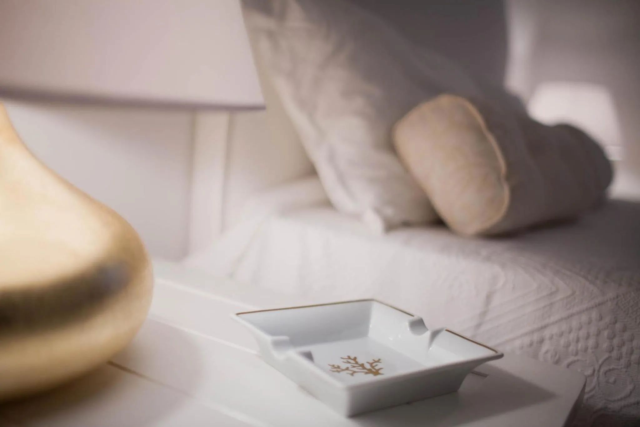 Decorative detail, Bed in La Settima Luna Hotel