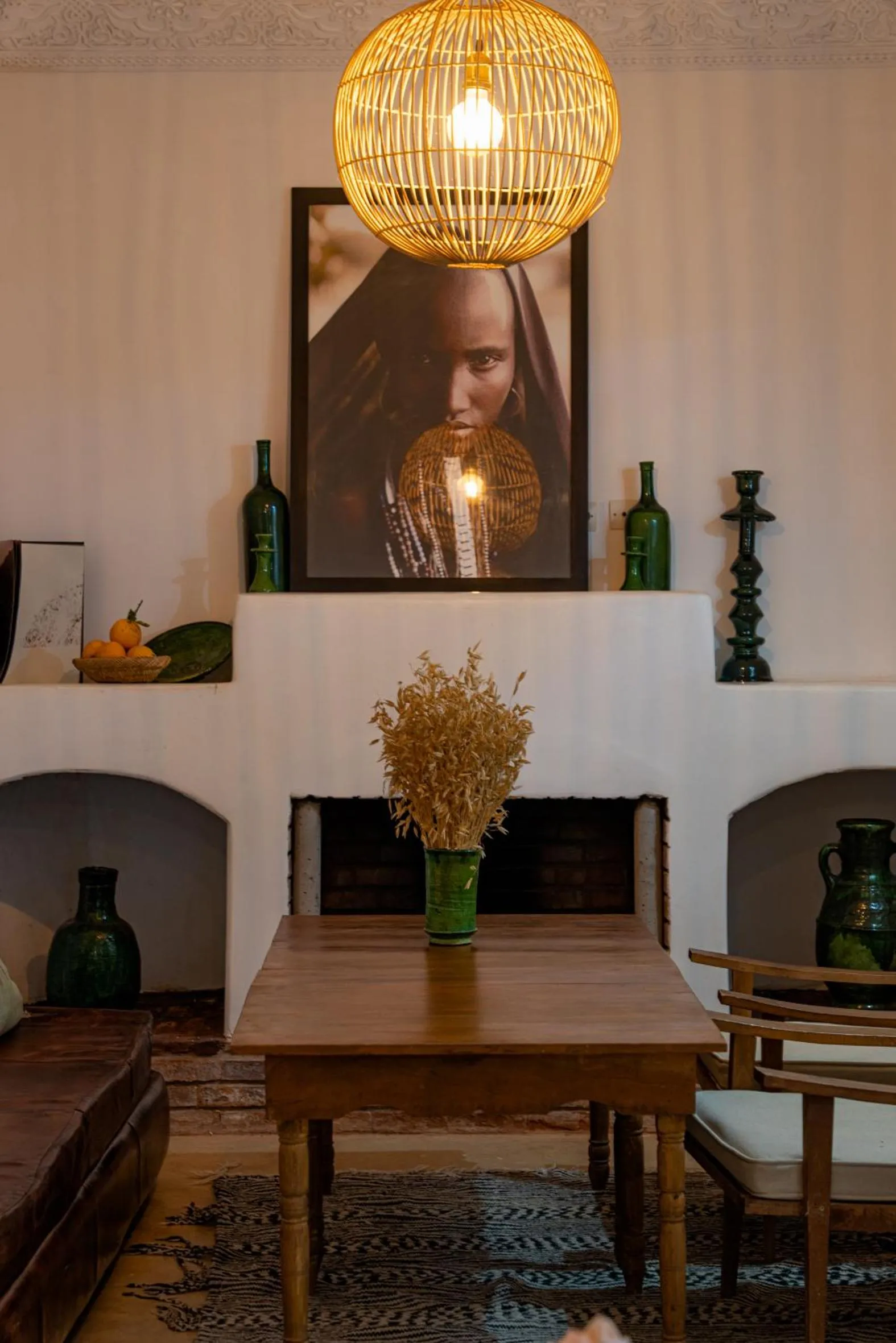 Living room in Riad l'Oiseau du Paradis