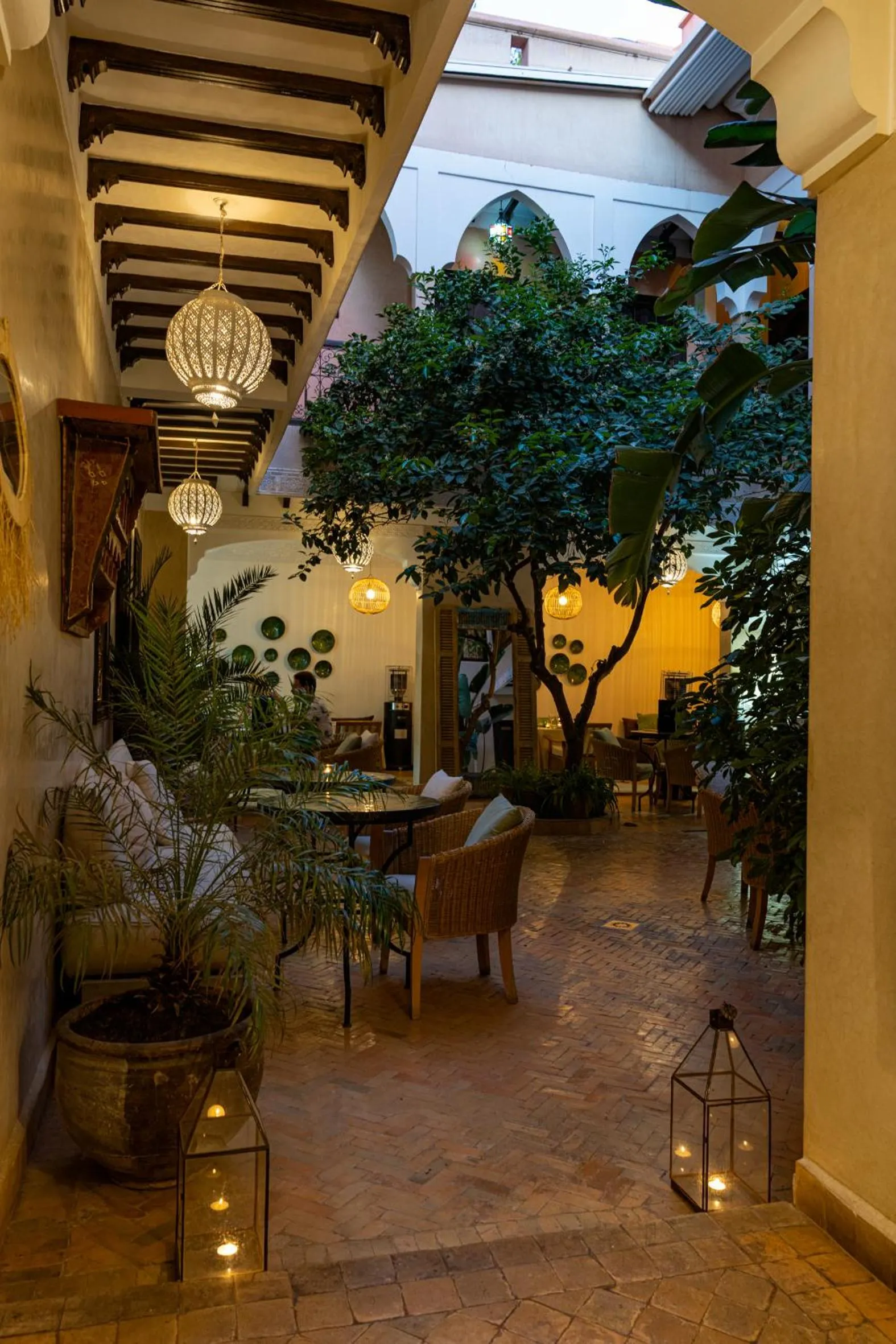 Patio in Riad l'Oiseau du Paradis