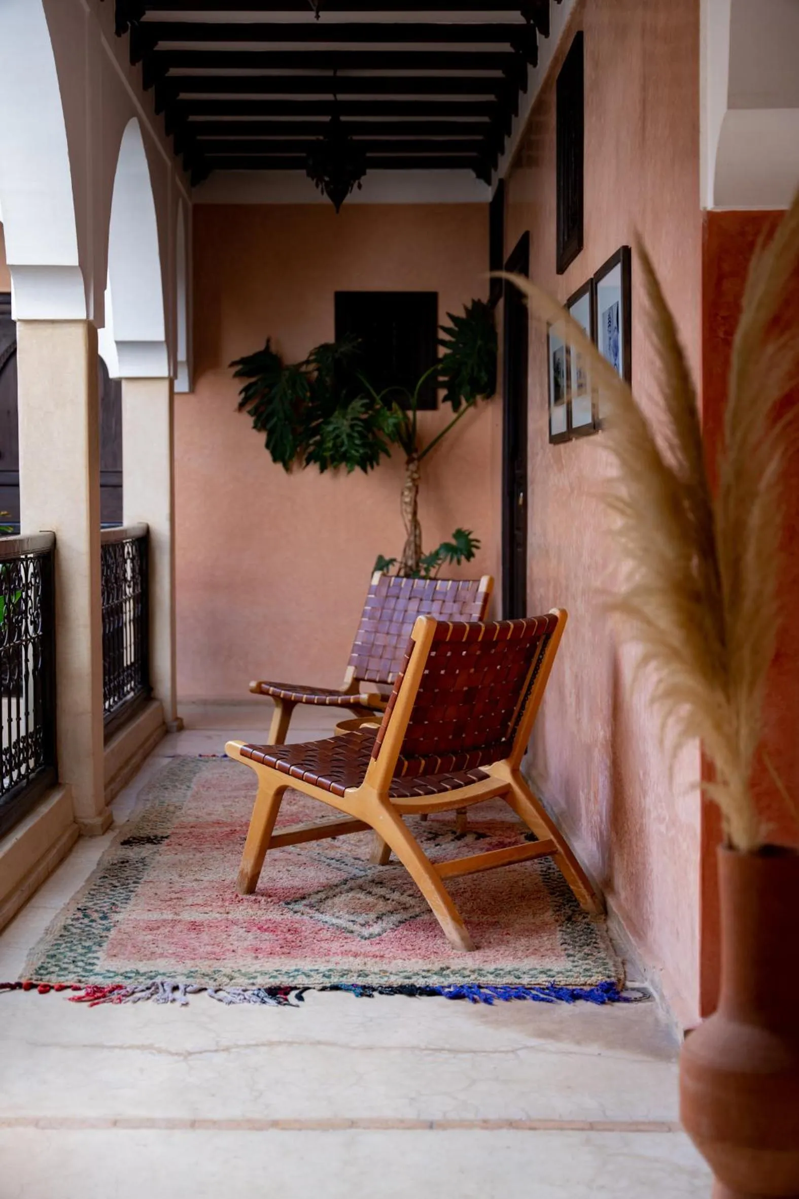 Patio in Riad l'Oiseau du Paradis